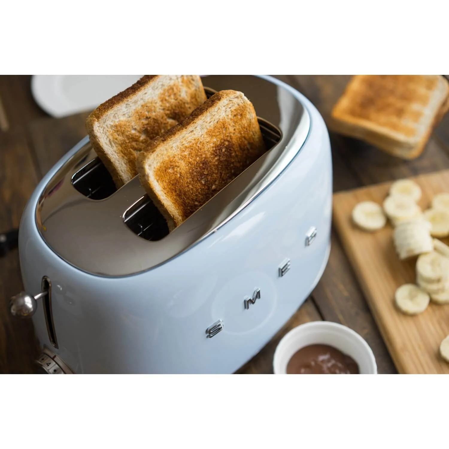 Smeg Jug Kettle & 2 Slice Toaster Set - Pastel Blue - Image 7