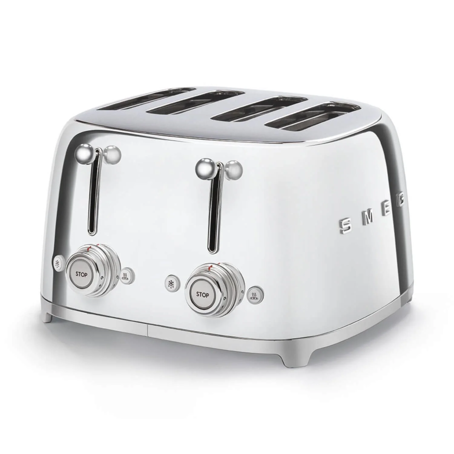 Smeg Jug Kettle & 4 Slice Toaster Set - Chrome - Image 5