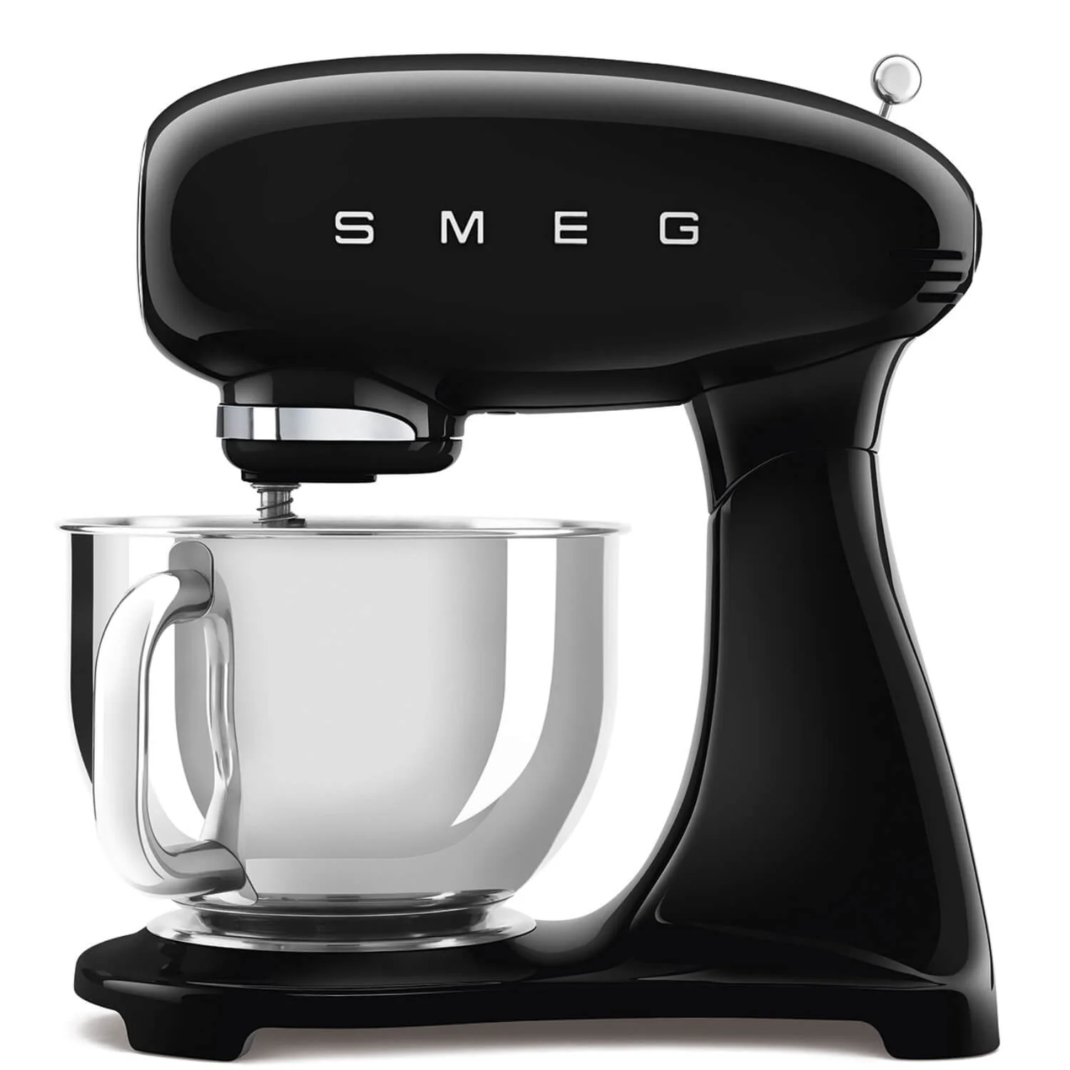 Smeg 50's Style Retro SMF03BLUK Stand Mixer & KSF01BLWW Retro Scales - Black - Image 2