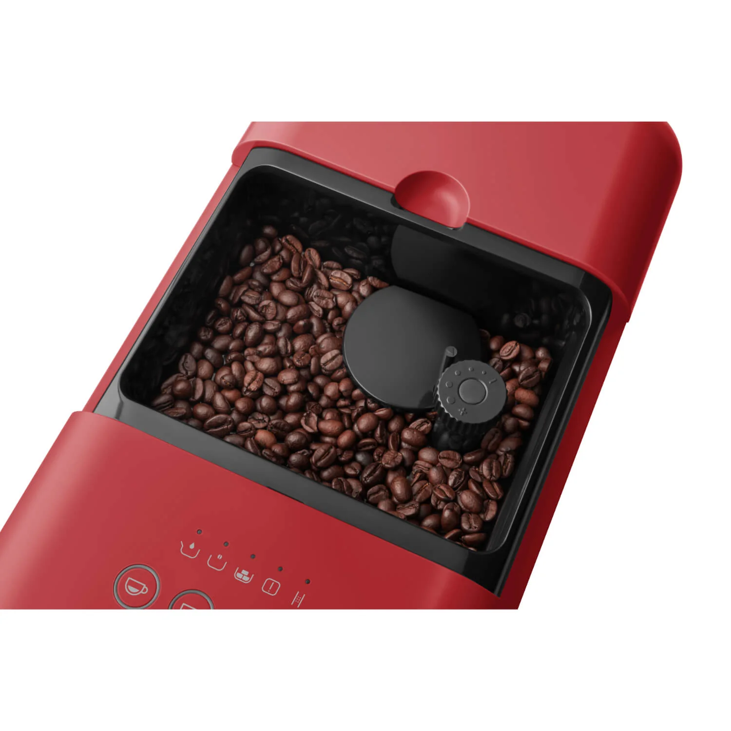 Smeg BCC02 Automatic Bean-to-Cup Coffee Machine - Matte Red - Image 12