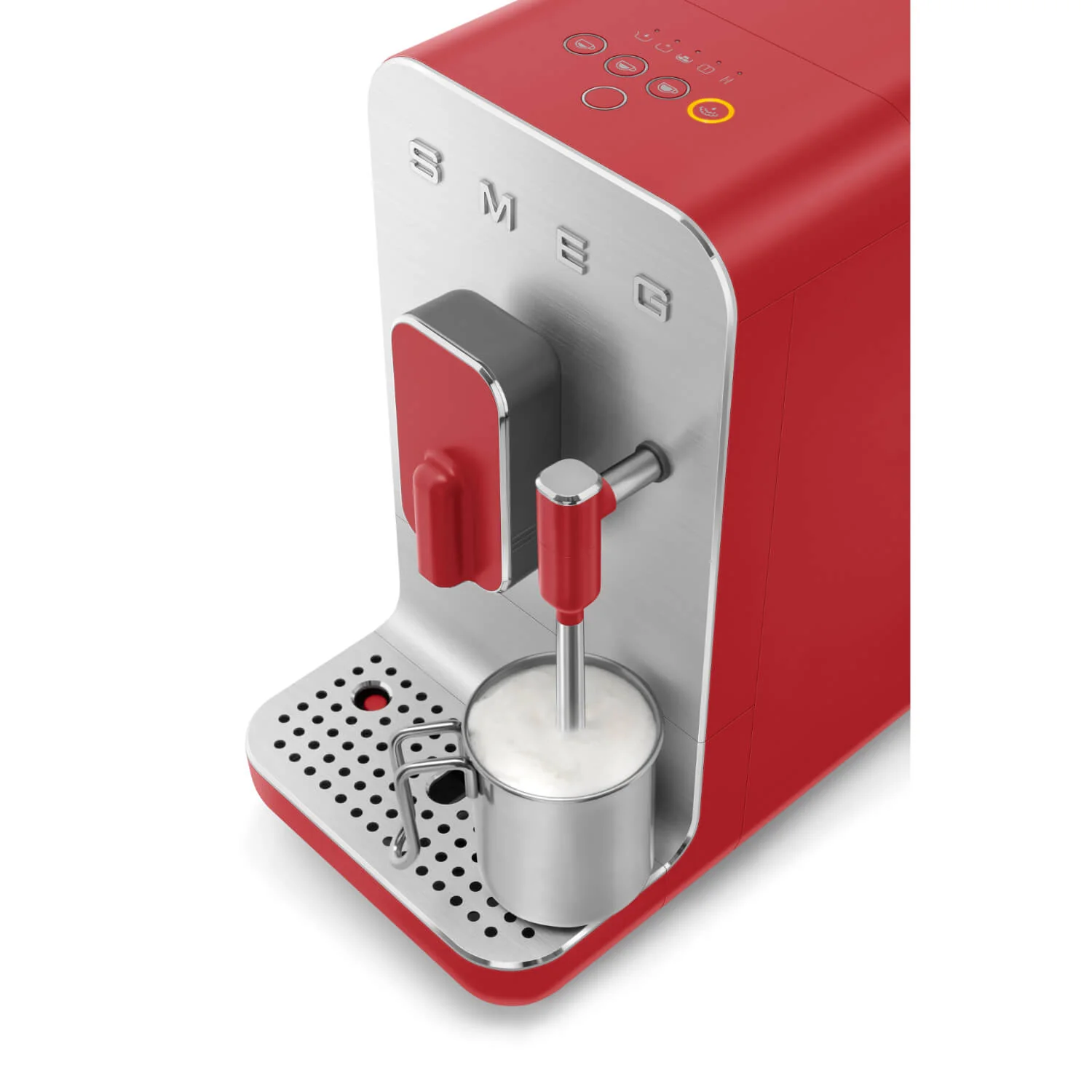Smeg BCC02 Automatic Bean-to-Cup Coffee Machine - Matte Red - Image 5