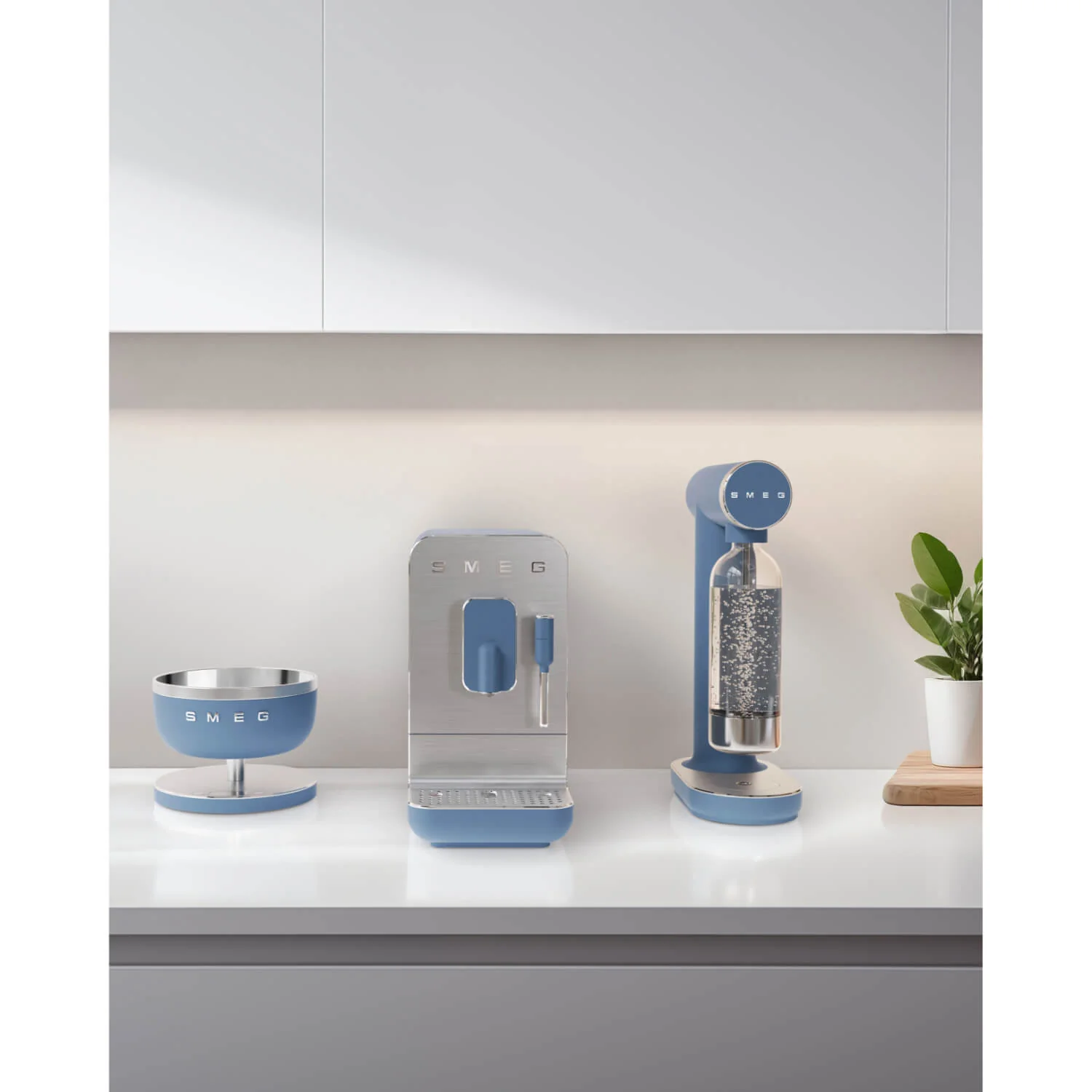 Smeg BCC12SBMUK Bean to Cup Coffee Machine - Matte Storm Blue - Image 11