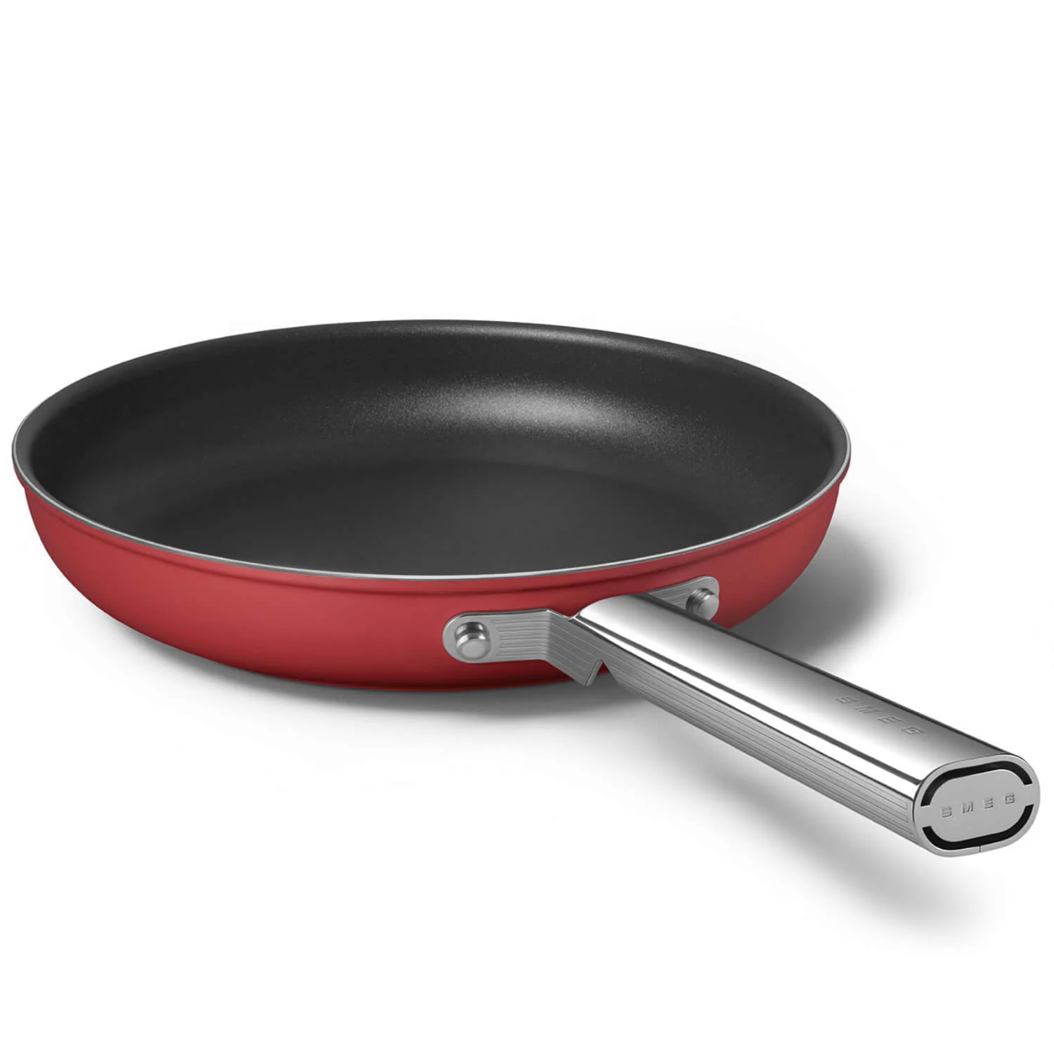 Smeg Cookware 28cm Non-Stick Frying Pan - Red - Image 3