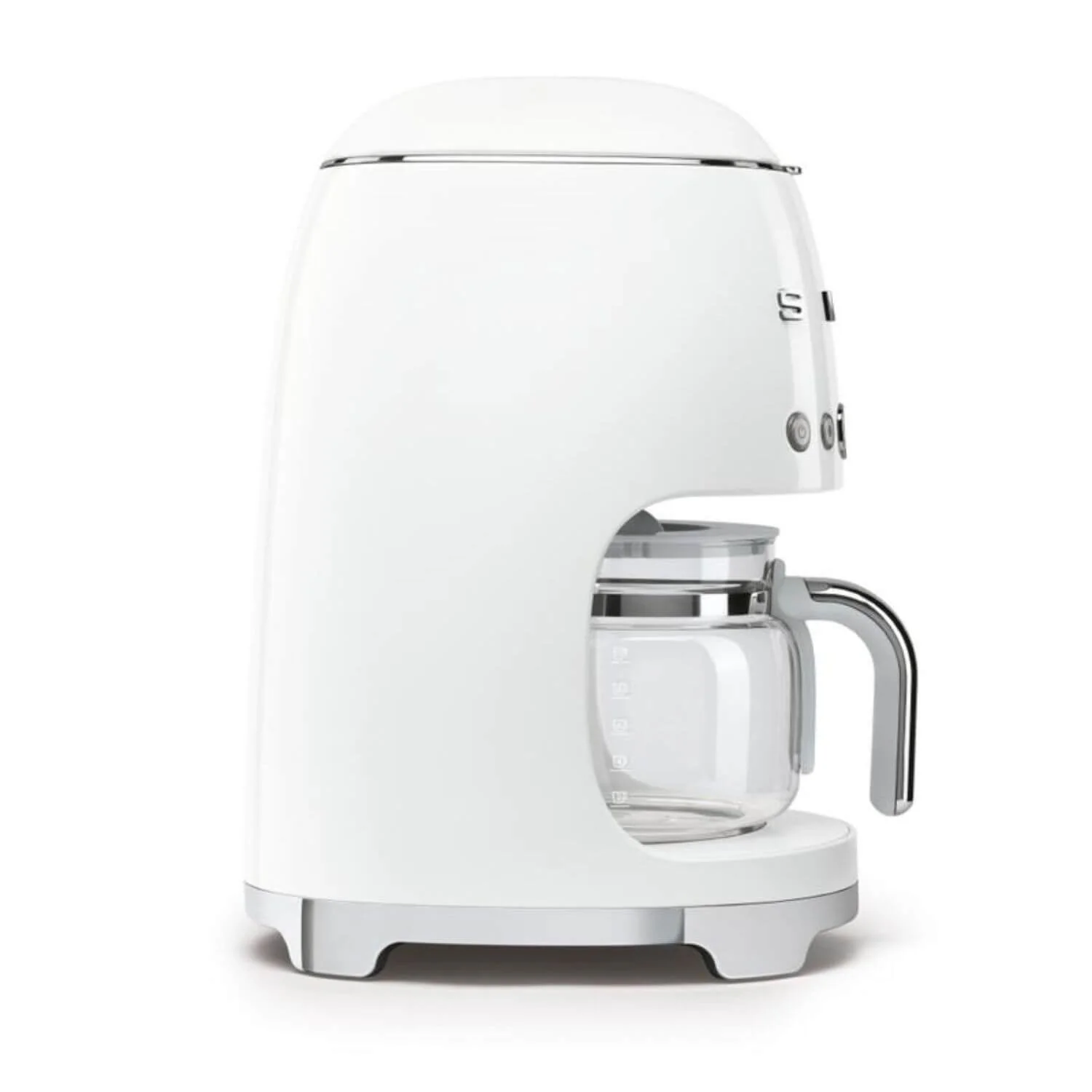 Smeg 50's Style Retro DCF02 Drip Filter Coffee Machine - White - Image 3