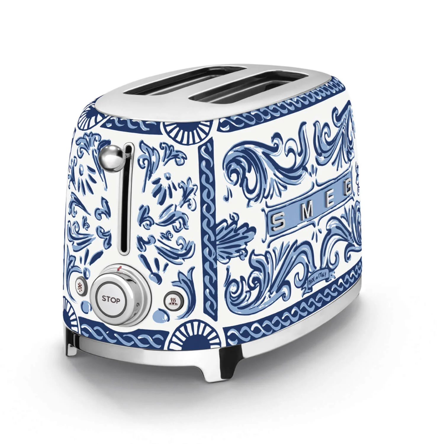 Smeg Dolce & Gabbana 2 Slice Toaster - Blu Mediterraneo - Image 8