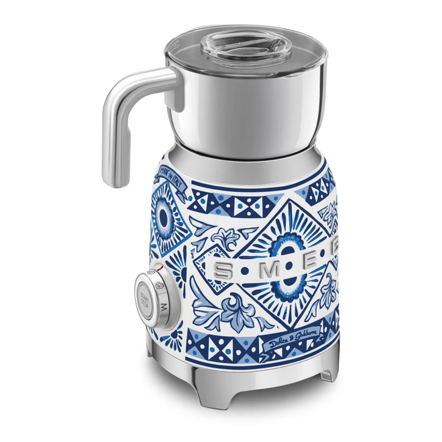 Smeg Dolce & Gabbana Milk Frother - Blu Mediterraneo - Image 3