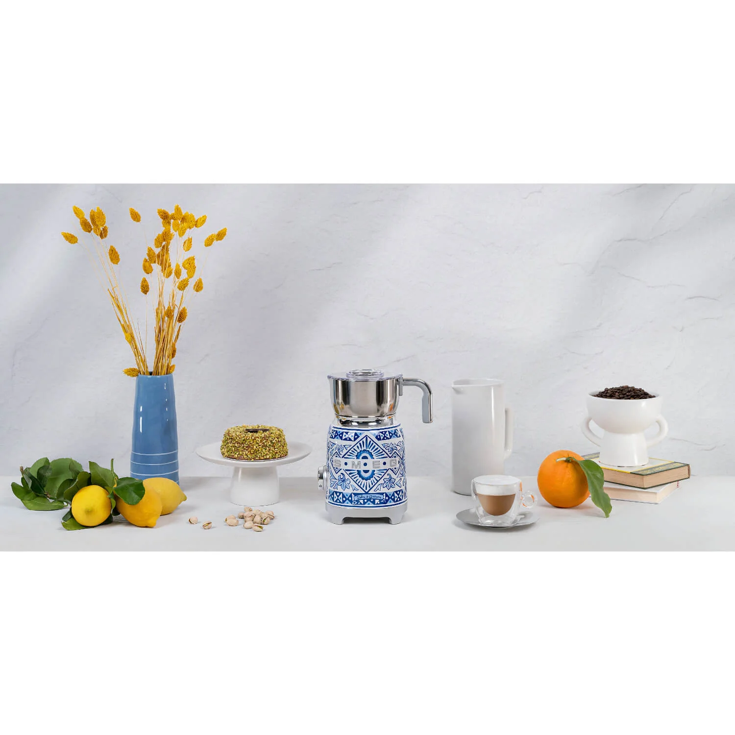 Smeg Dolce & Gabbana Milk Frother - Blu Mediterraneo - Image 6