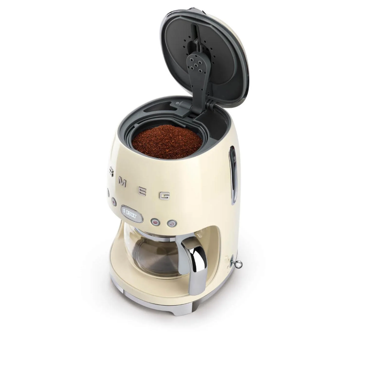 Smeg 50's Style Retro DCF02 Drip Filter Coffee Machine - Cream - Image 4