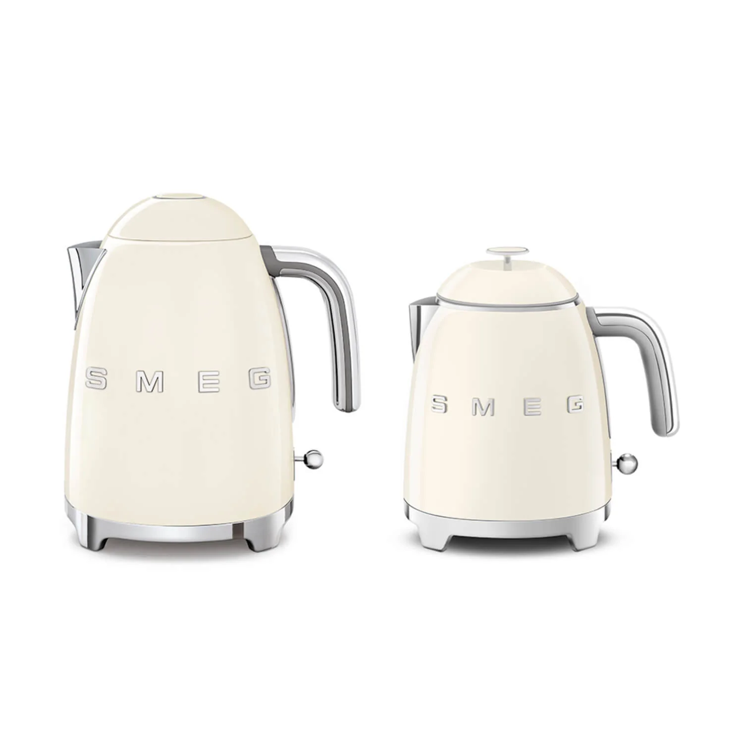 Smeg Mini Kettle & 2 Slice Toaster Set - Cream - Image 17