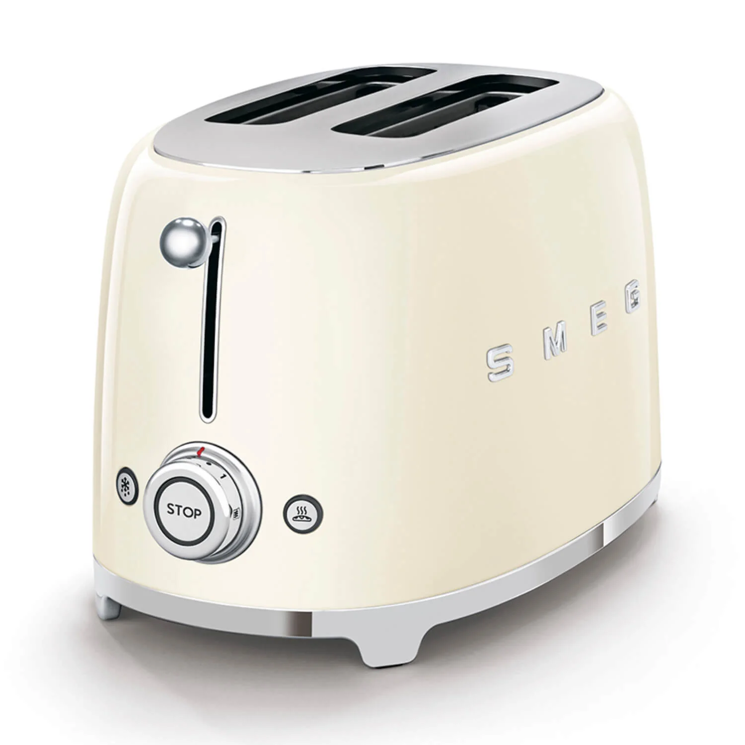Smeg Mini Kettle & 2 Slice Toaster Set - Cream - Image 4