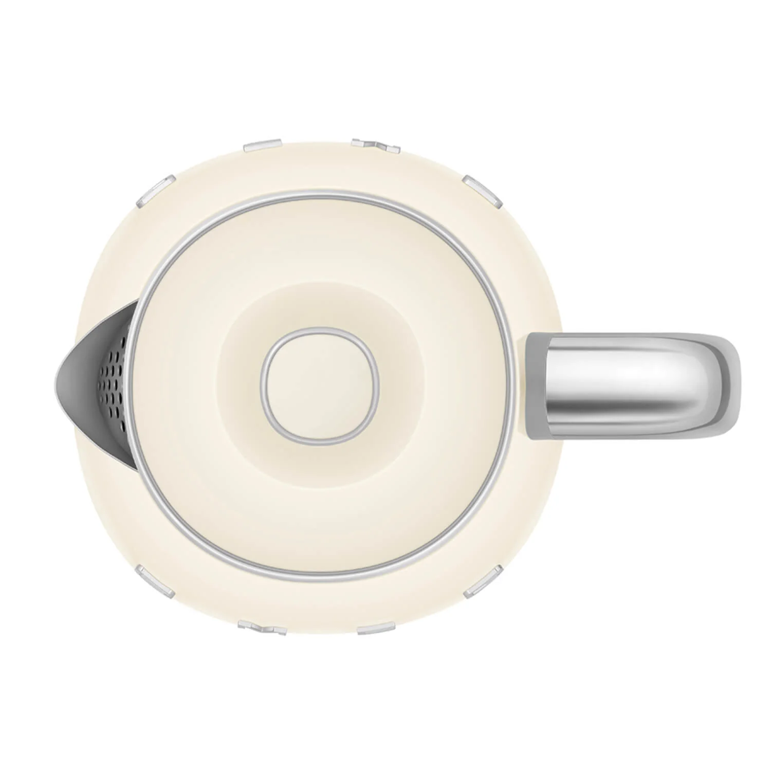 Smeg 50's Style Retro KLF05 Mini Jug Kettle - Cream - Image 5