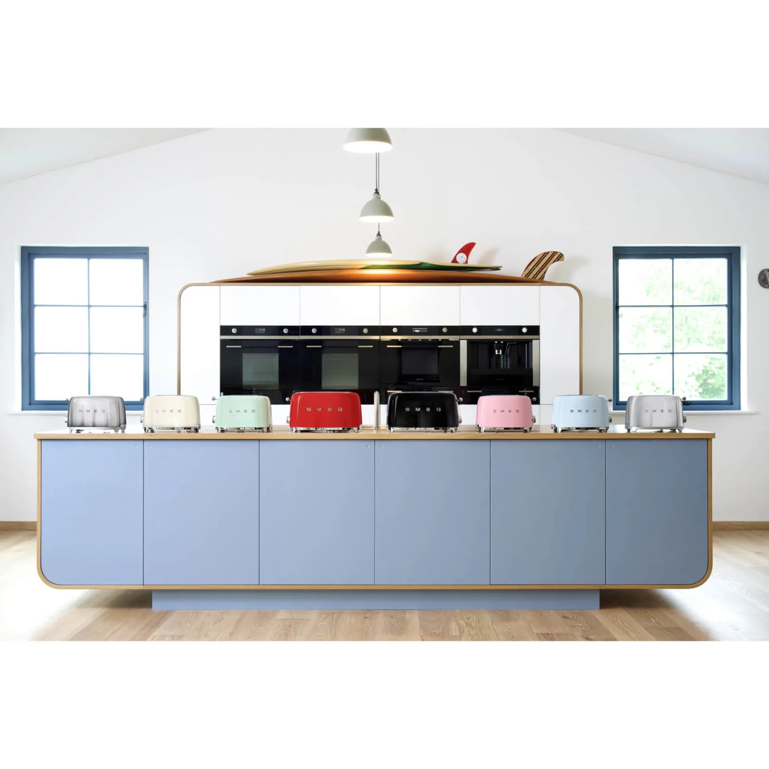 Smeg Mini Kettle & 2 Slice Toaster Set - Pastel Blue - Image 20