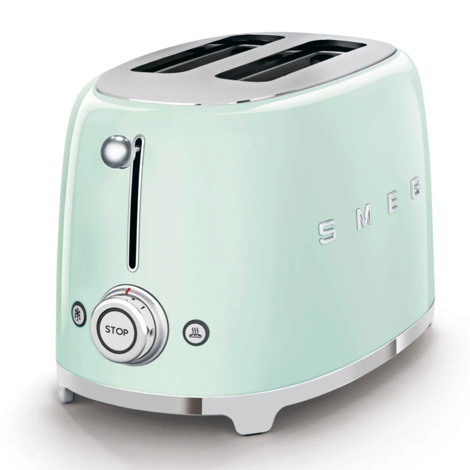 Smeg Mini Kettle & 2 Slice Toaster Set - Pastel Green - Image 4