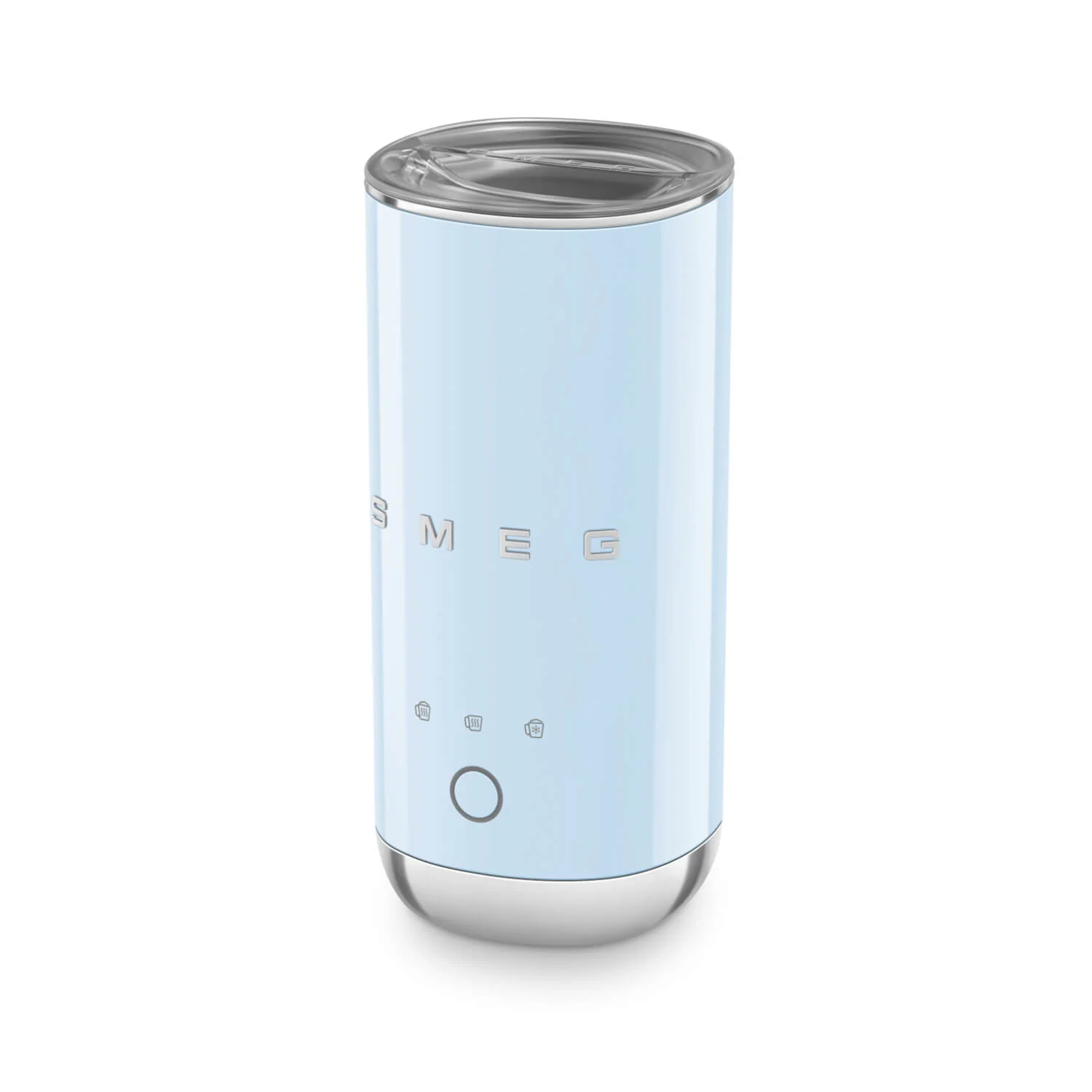 Smeg MFF02PBUK Mini Milk Frother - Pastel Blue - Image 2