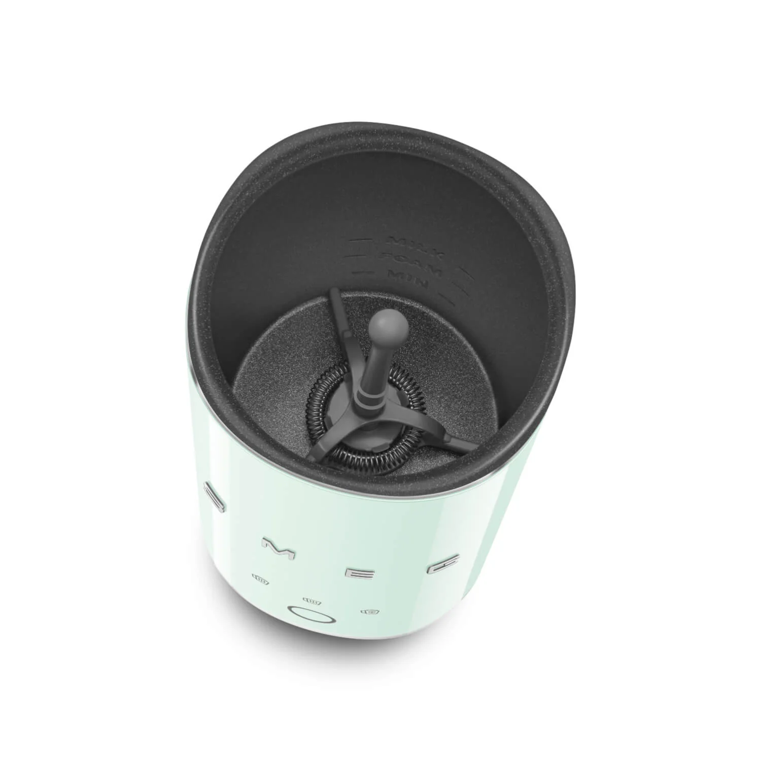Smeg MFF02PGUK Mini Milk Frother - Pastel Green - Image 4