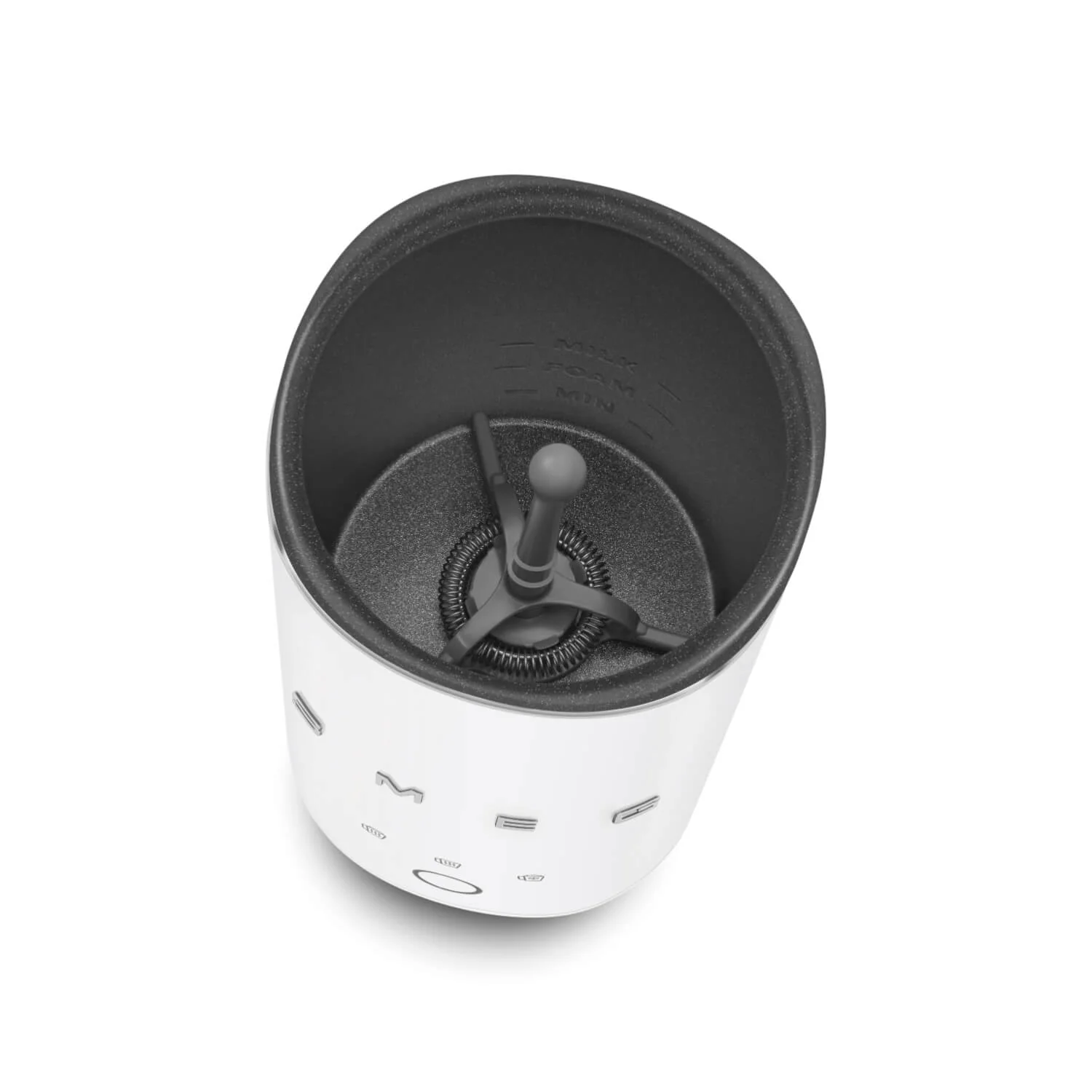 Smeg MFF02WHMUK Mini Milk Frother - Matt White - Image 5