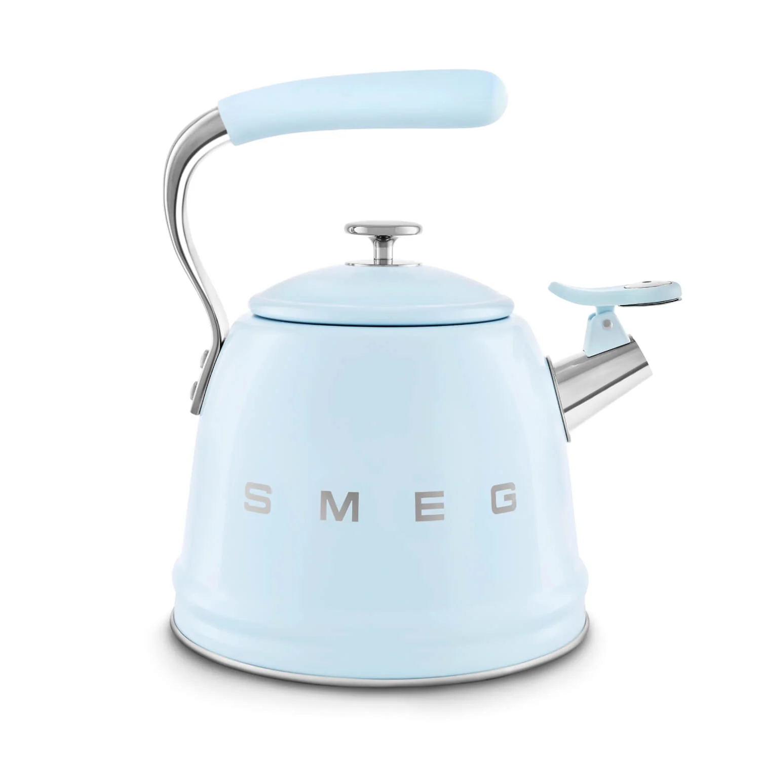 Smeg 50's Retro Style WKF01 Whistling Stove Top Kettle - Pastel Blue - Image 2