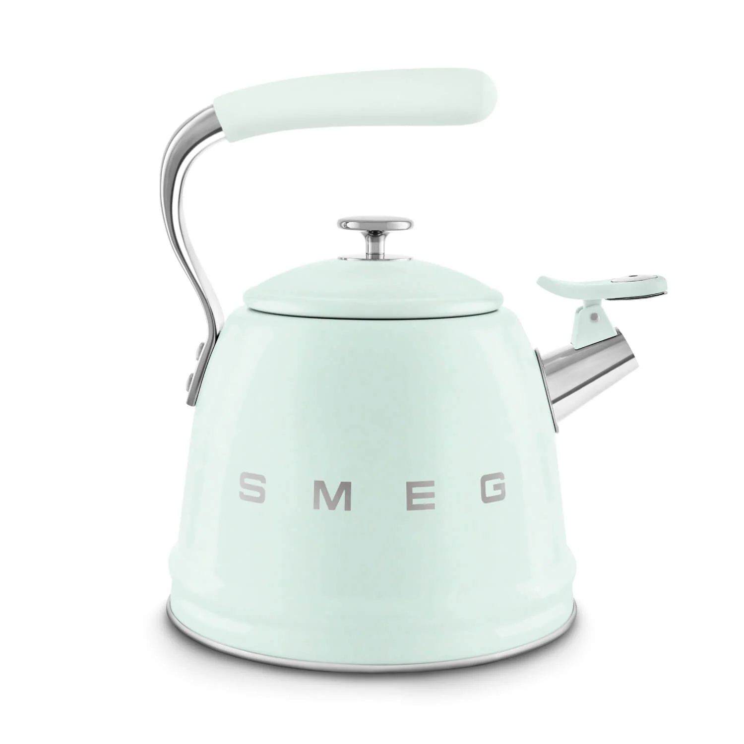 Smeg 50's Retro Style WKF01 Whistling Stove Top Kettle - Pastel Green - Image 2