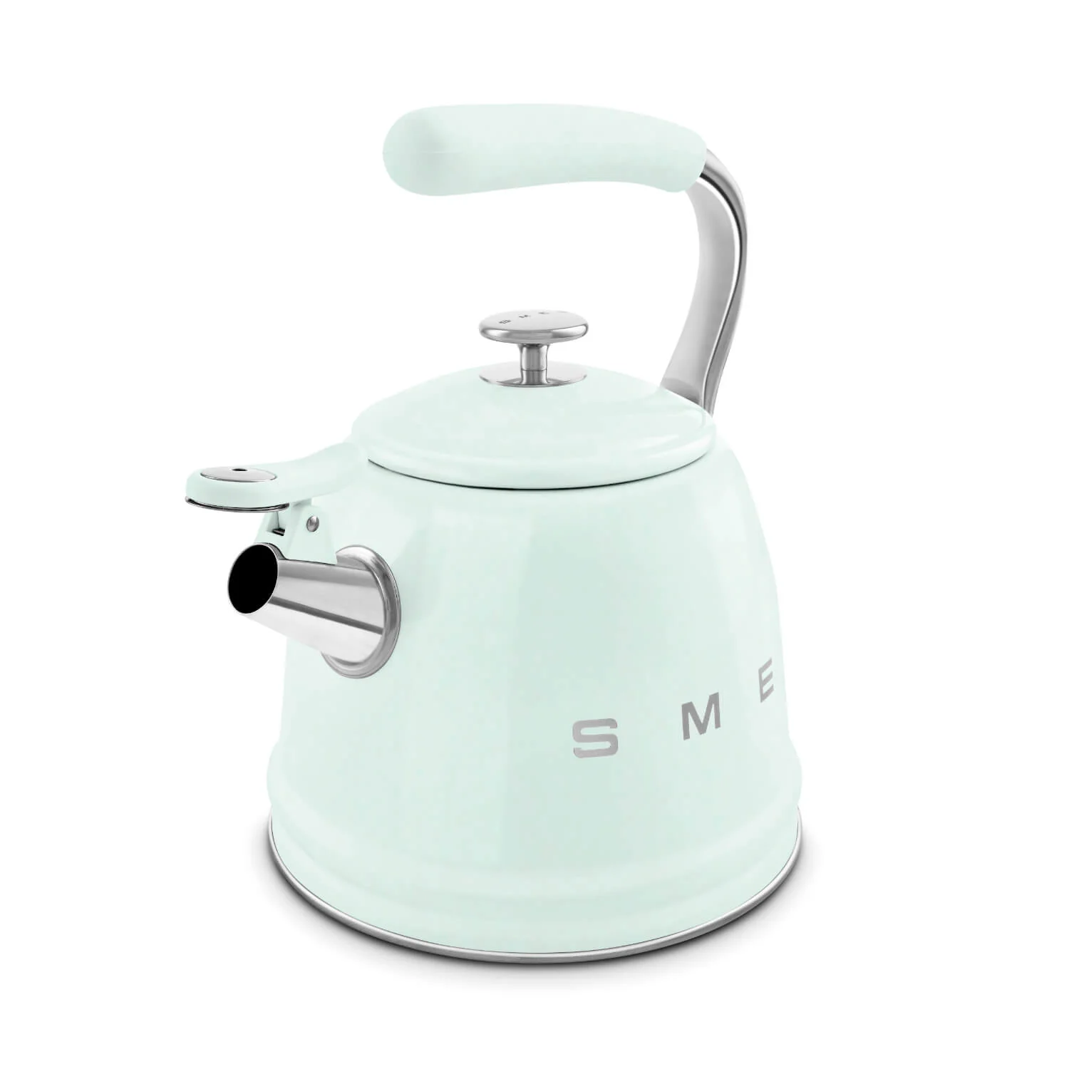 Smeg 50's Retro Style WKF01 Whistling Stove Top Kettle - Pastel Green - Image 6