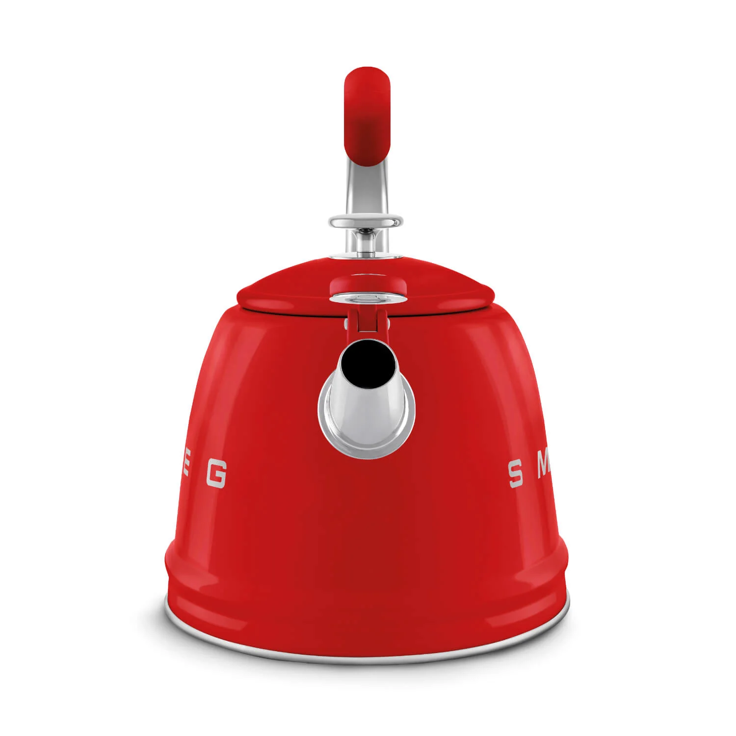 Smeg 50's Retro Style WKF01 Whistling Stove Top Kettle - Red - Image 2