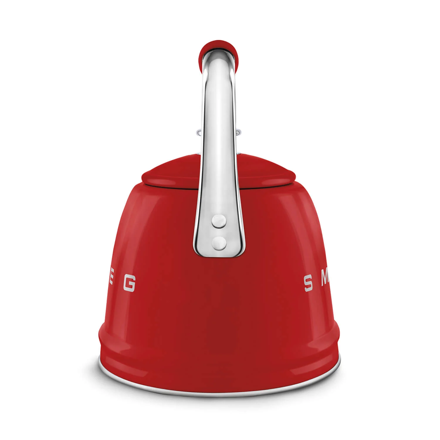 Smeg 50's Retro Style WKF01 Whistling Stove Top Kettle - Red - Image 5
