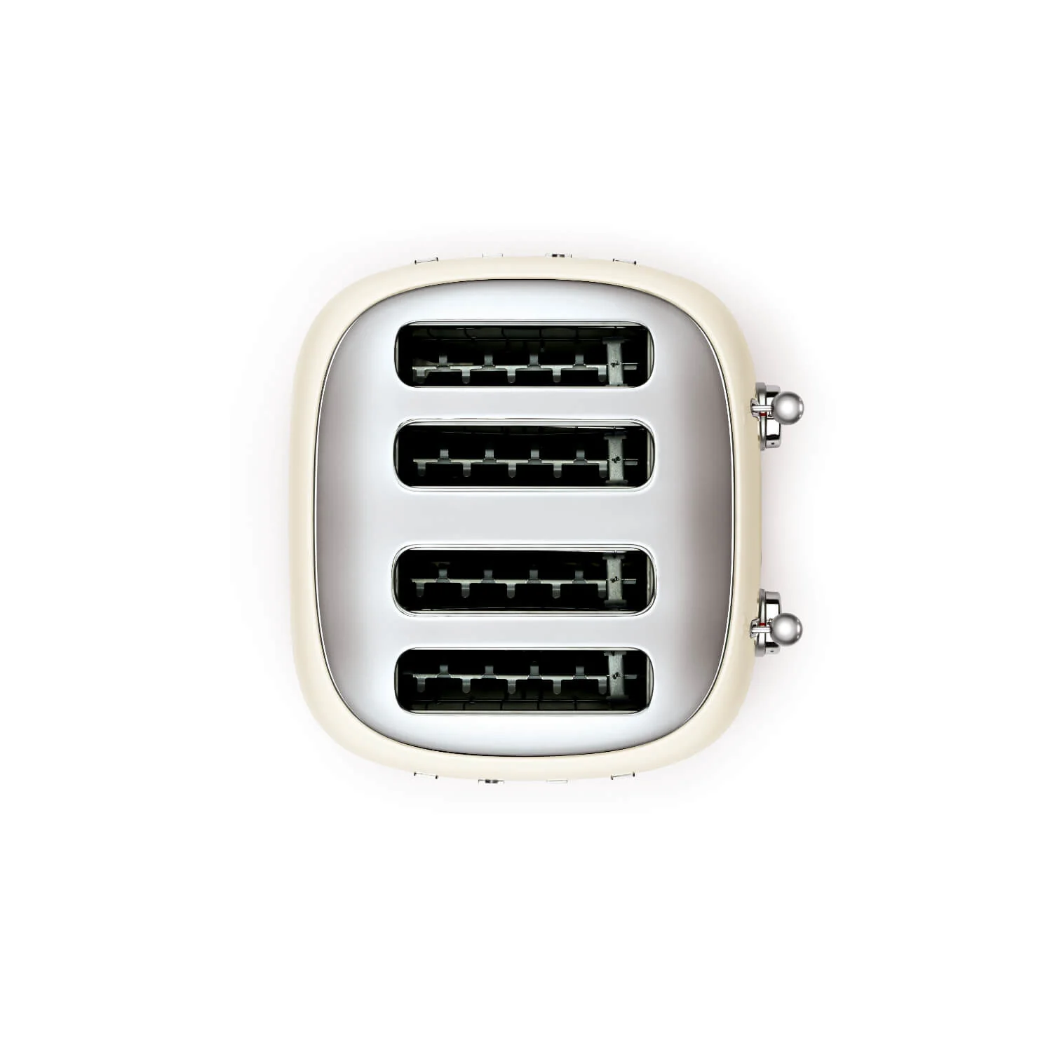 Smeg 50's Style Retro TSF03 4 Slice Toaster - Cream - Image 4