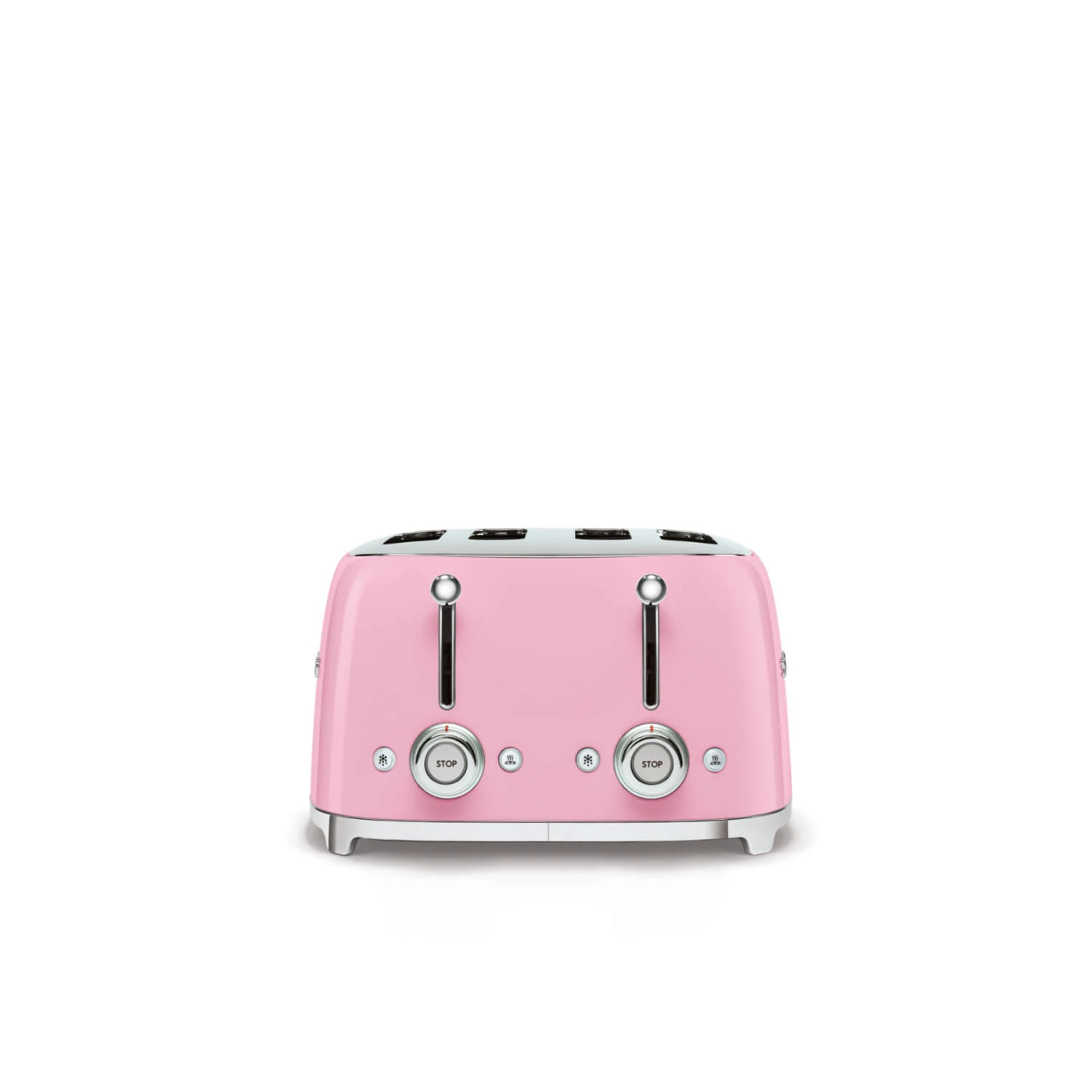 Smeg 50's Style Retro TSF03 4 Slice Toaster - Pink - Image 3