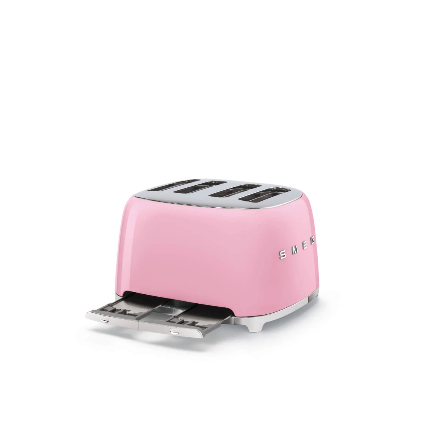 Smeg 50's Style Retro TSF03 4 Slice Toaster - Pink - Image 5