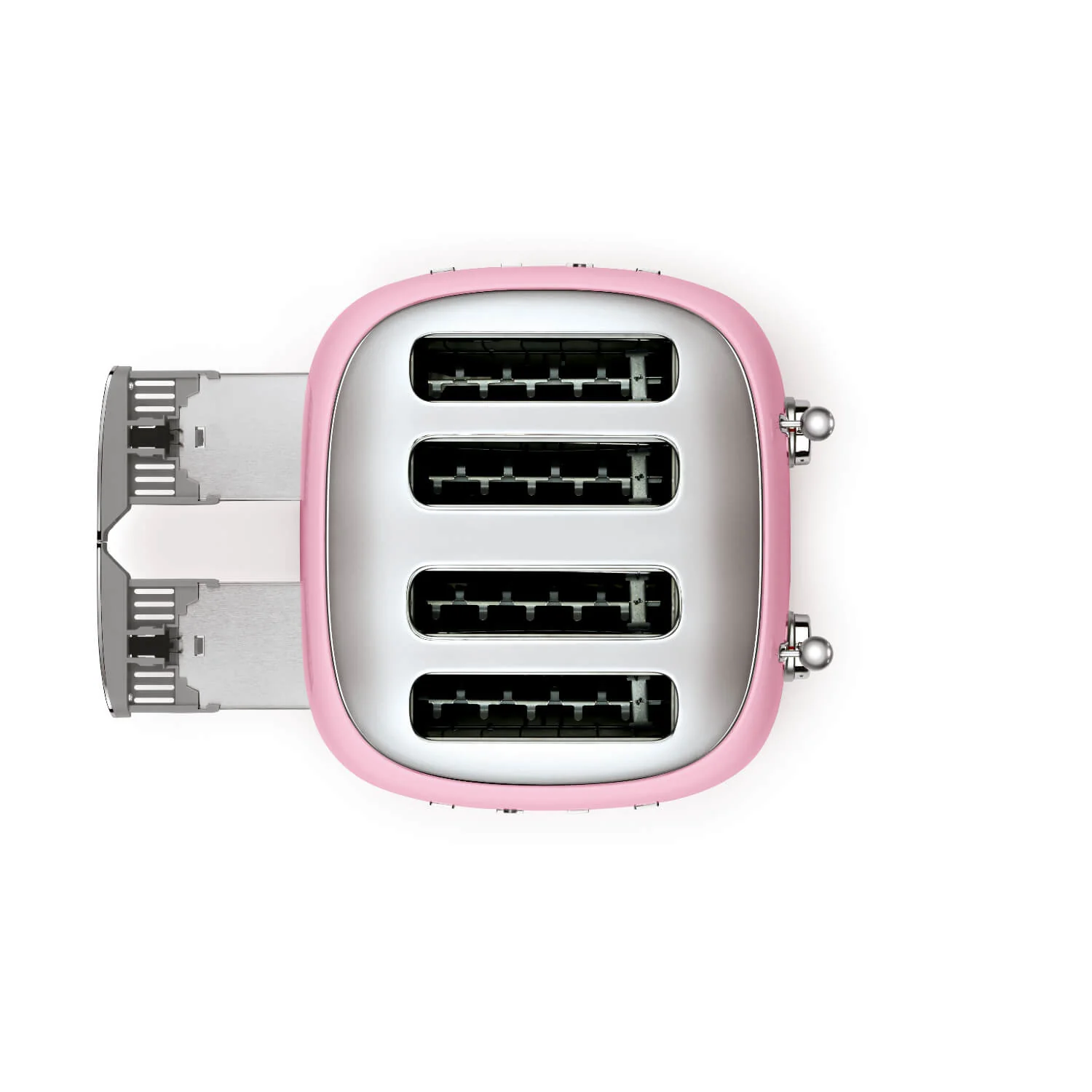 Smeg 50's Style Retro TSF03 4 Slice Toaster - Pink - Image 7