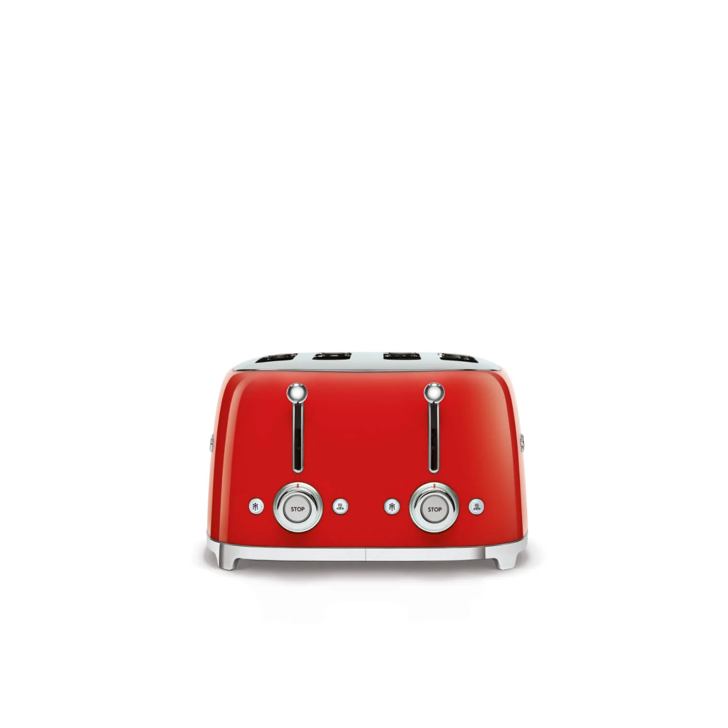 Smeg 50's Style Retro TSF03 4 Slice Toaster - Red - Image 3
