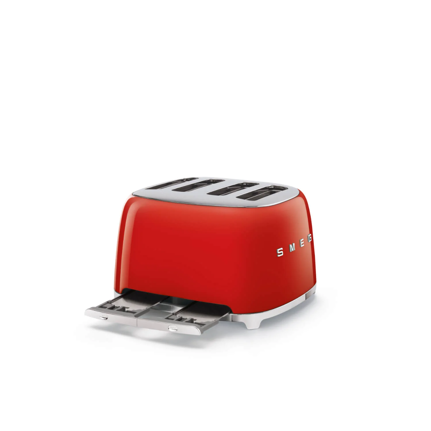 Smeg 50's Style Retro TSF03 4 Slice Toaster - Red - Image 4
