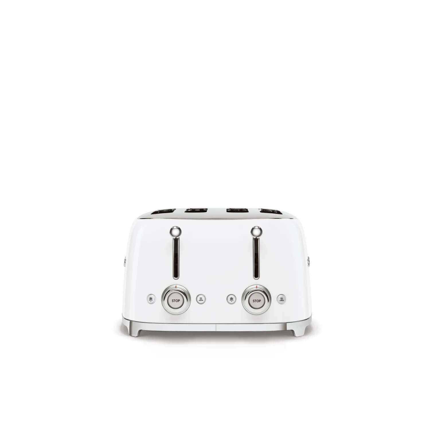 Smeg 50's Style Retro TSF03 4 Slice Toaster - White - Image 2