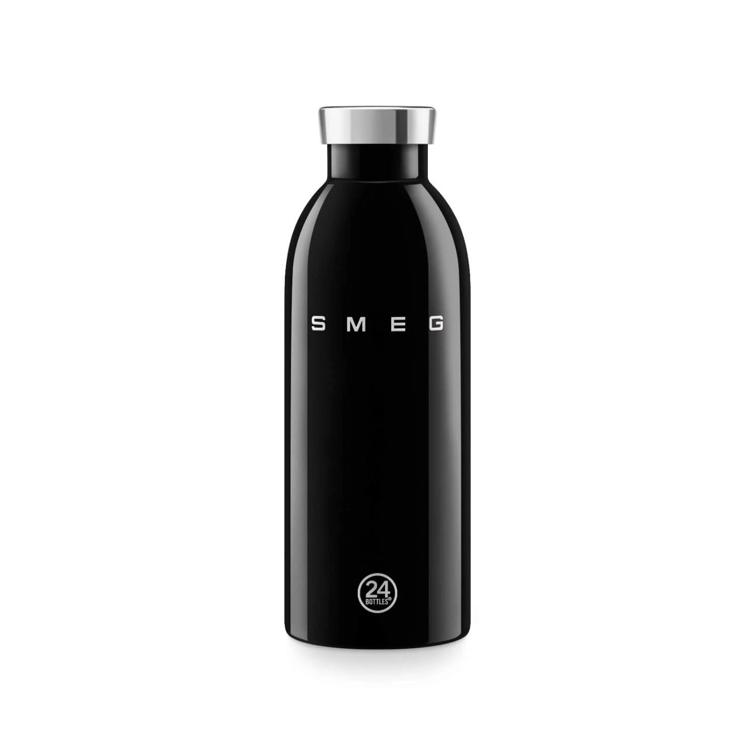 Smeg x 24Bottles® 50's Style Reusable 500ml Clima Bottle - Black - Image 2