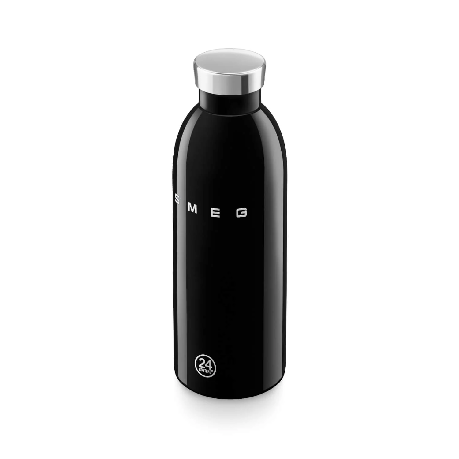 Smeg x 24Bottles® 50's Style Reusable 500ml Clima Bottle - Black - Image 4