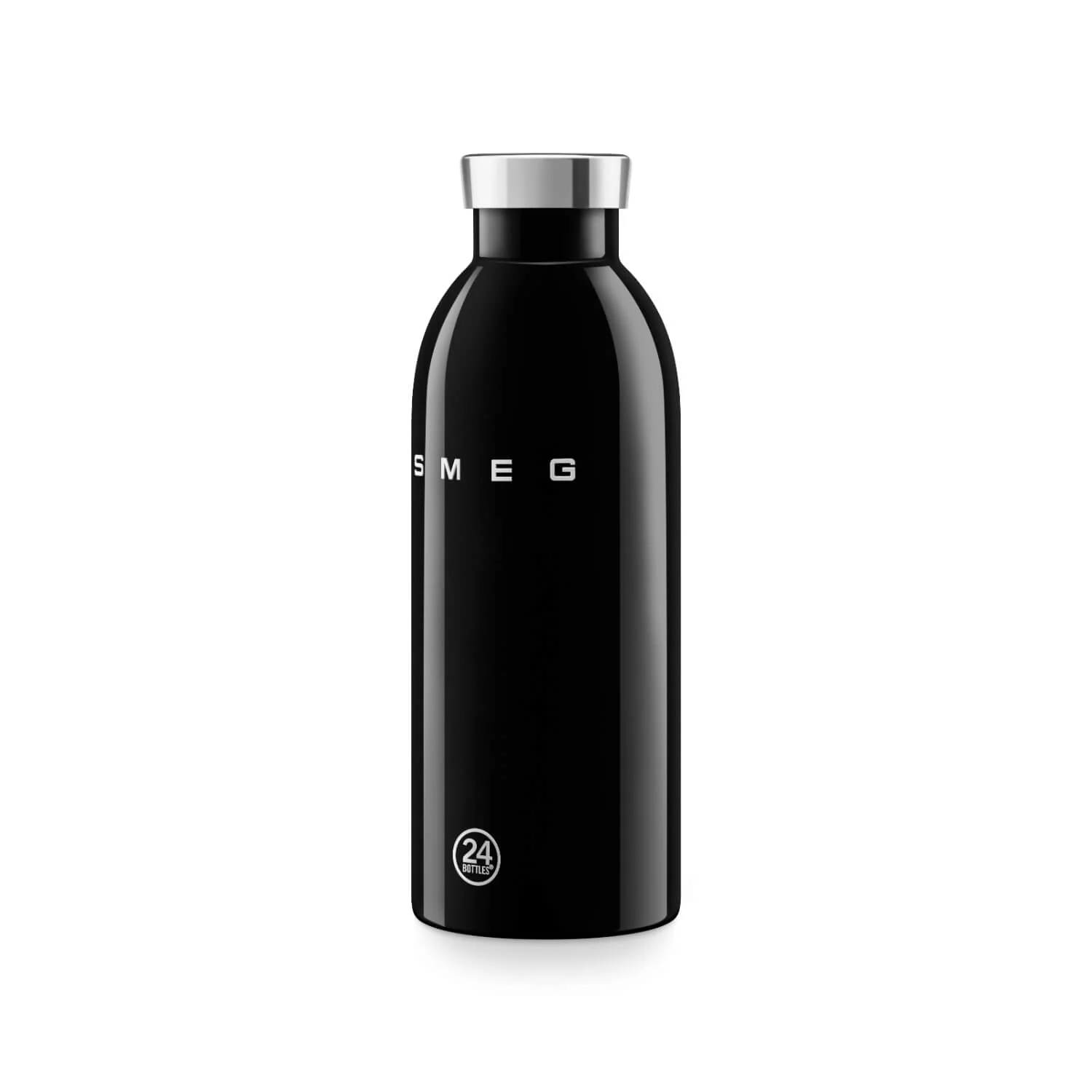 Smeg x 24Bottles® 50's Style Reusable 500ml Clima Bottle - Black - Image 5