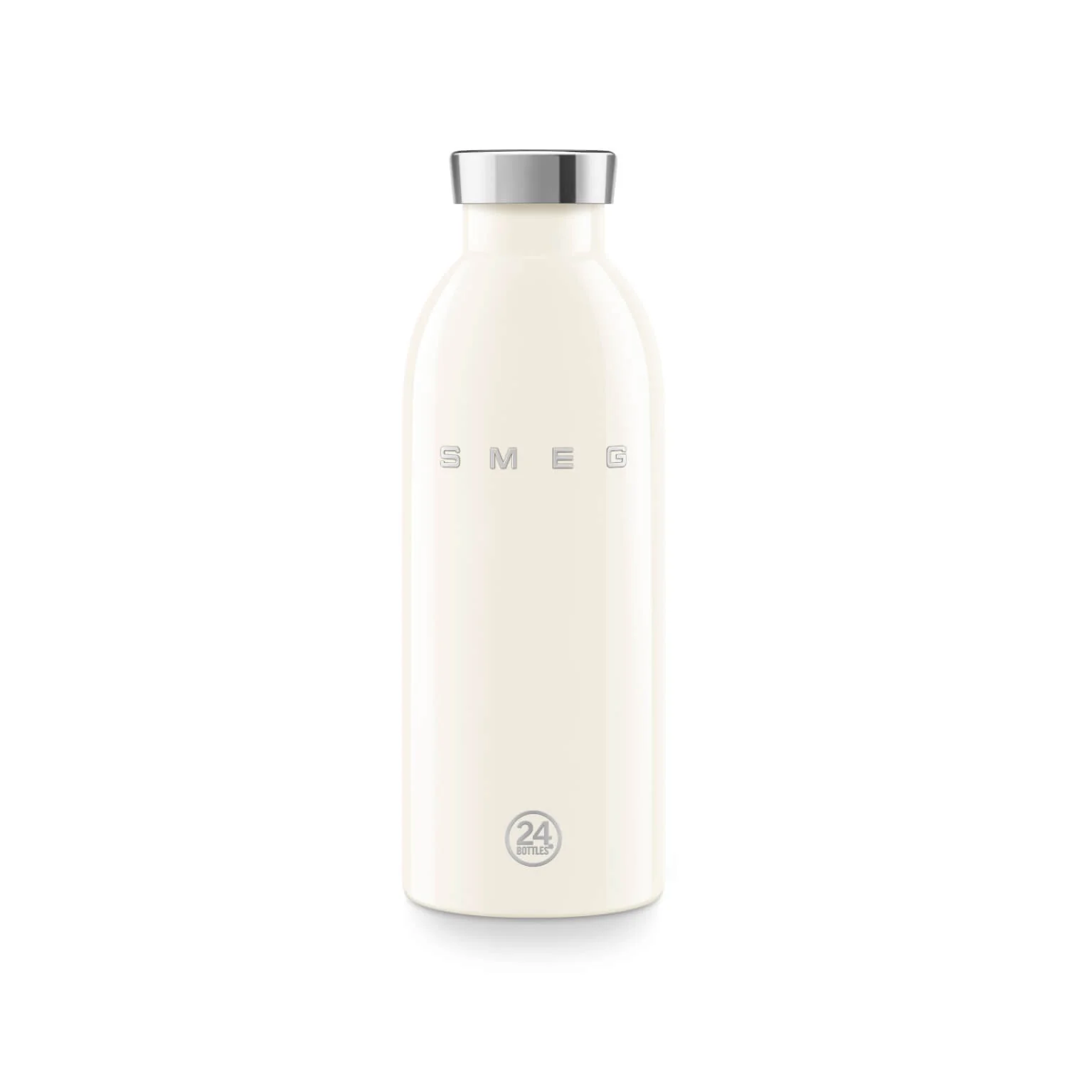 Smeg x 24Bottles® 50's Style Reusable 500ml Clima Bottle - Cream