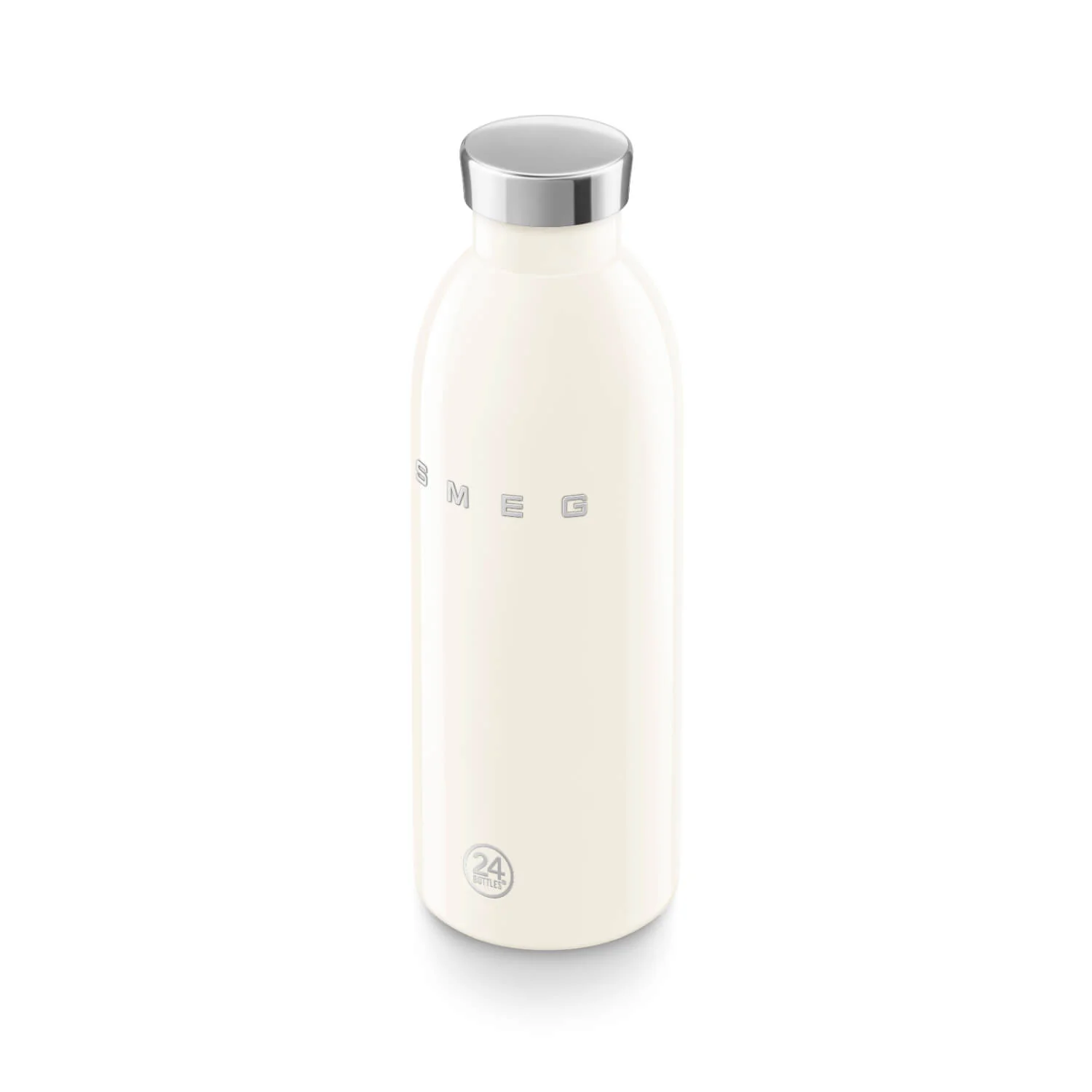 Smeg x 24Bottles® 50's Style Reusable 500ml Clima Bottle - Cream - Image 4