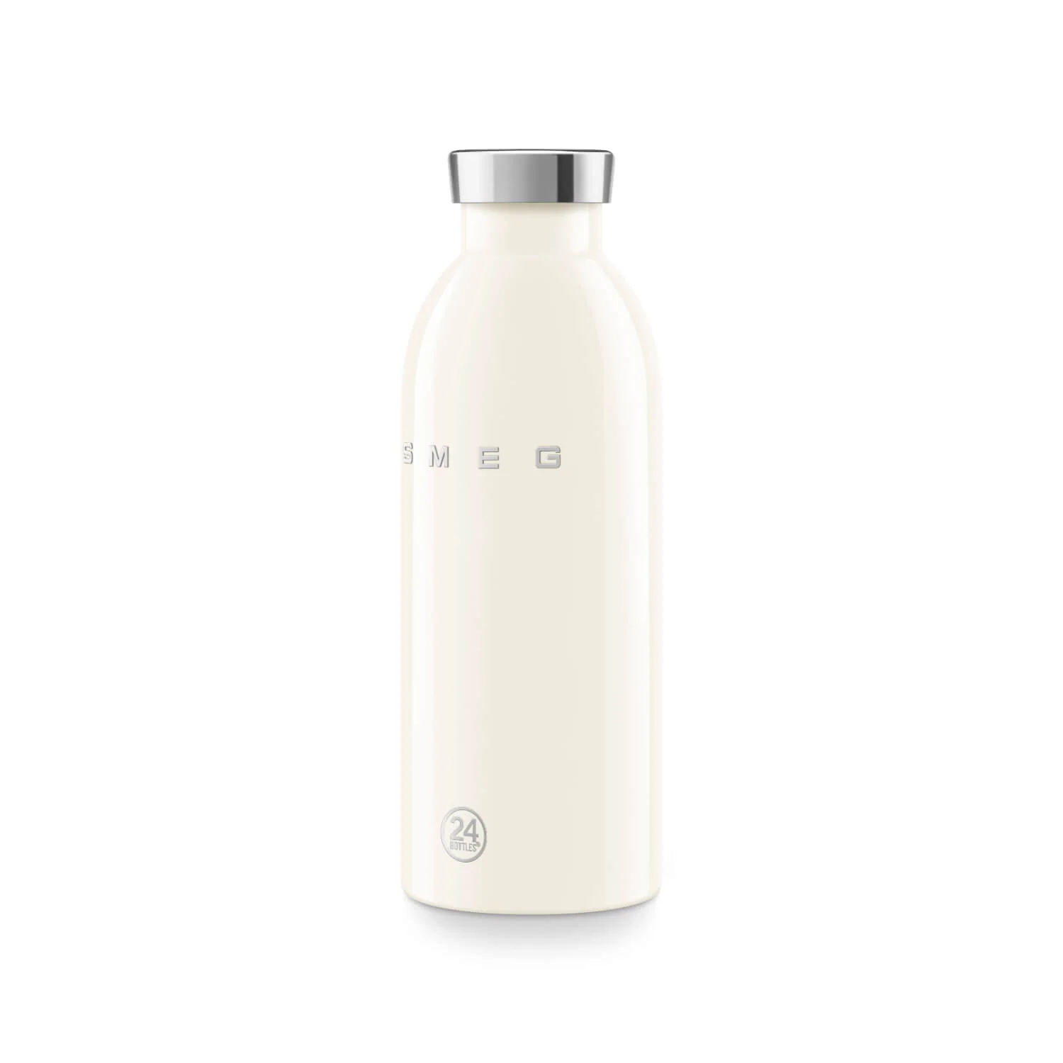 Smeg x 24Bottles® 50's Style Reusable 500ml Clima Bottle - Cream - Image 5
