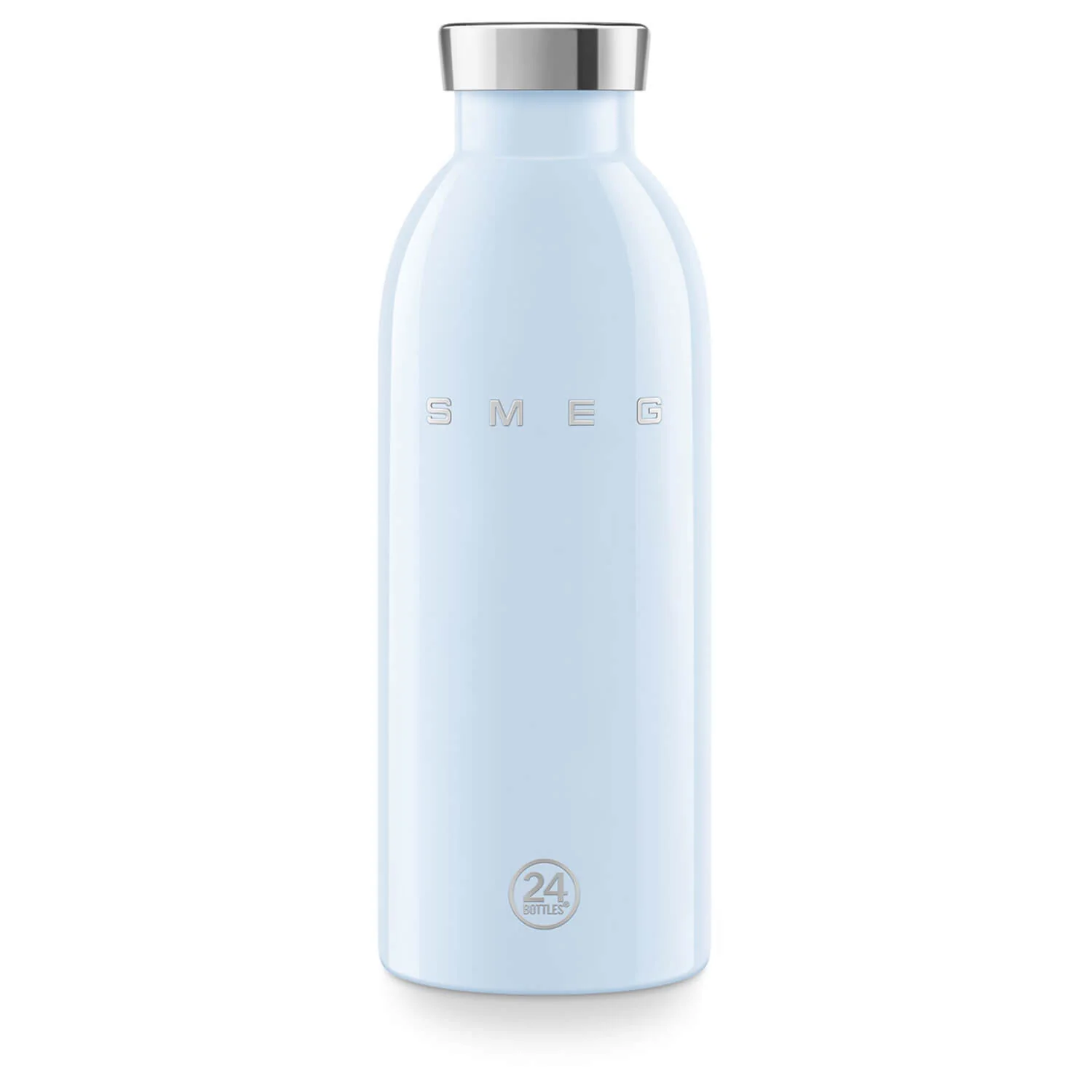 Smeg x 24Bottles® 50's Style Reusable 500ml Clima Bottle - Pastel Blue - Image 2