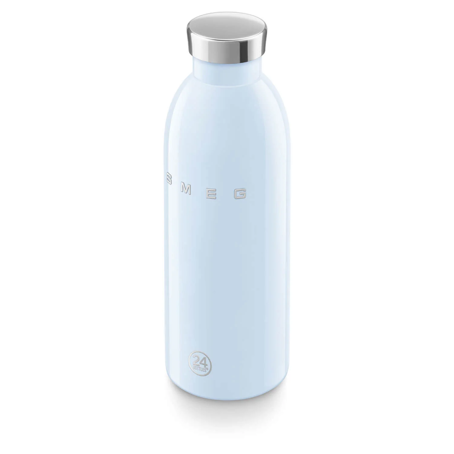 Smeg x 24Bottles® 50's Style Reusable 500ml Clima Bottle - Pastel Blue - Image 4