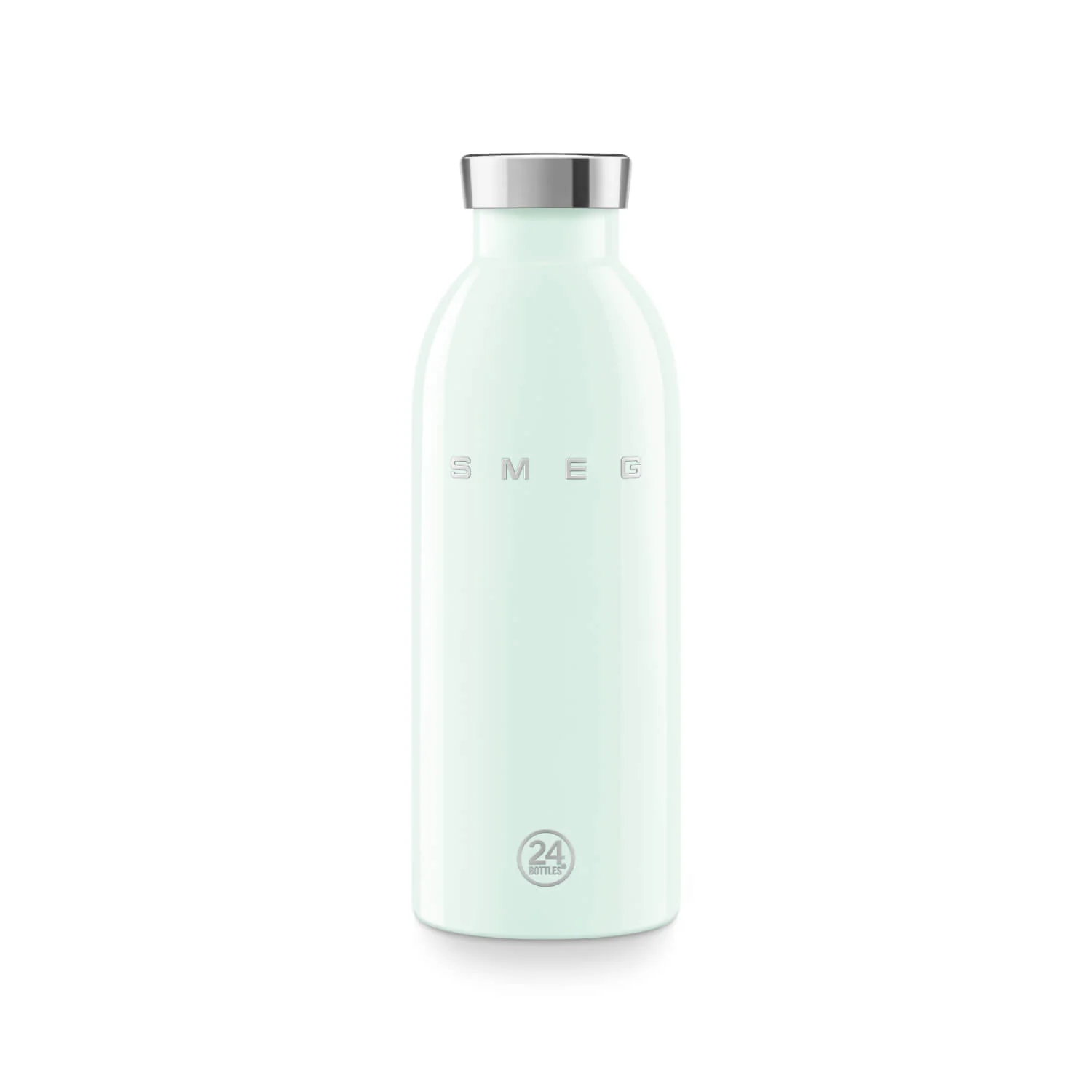 Smeg x 24Bottles® 50's Style Reusable 500ml Clima Bottle - Pastel Green - Image 2