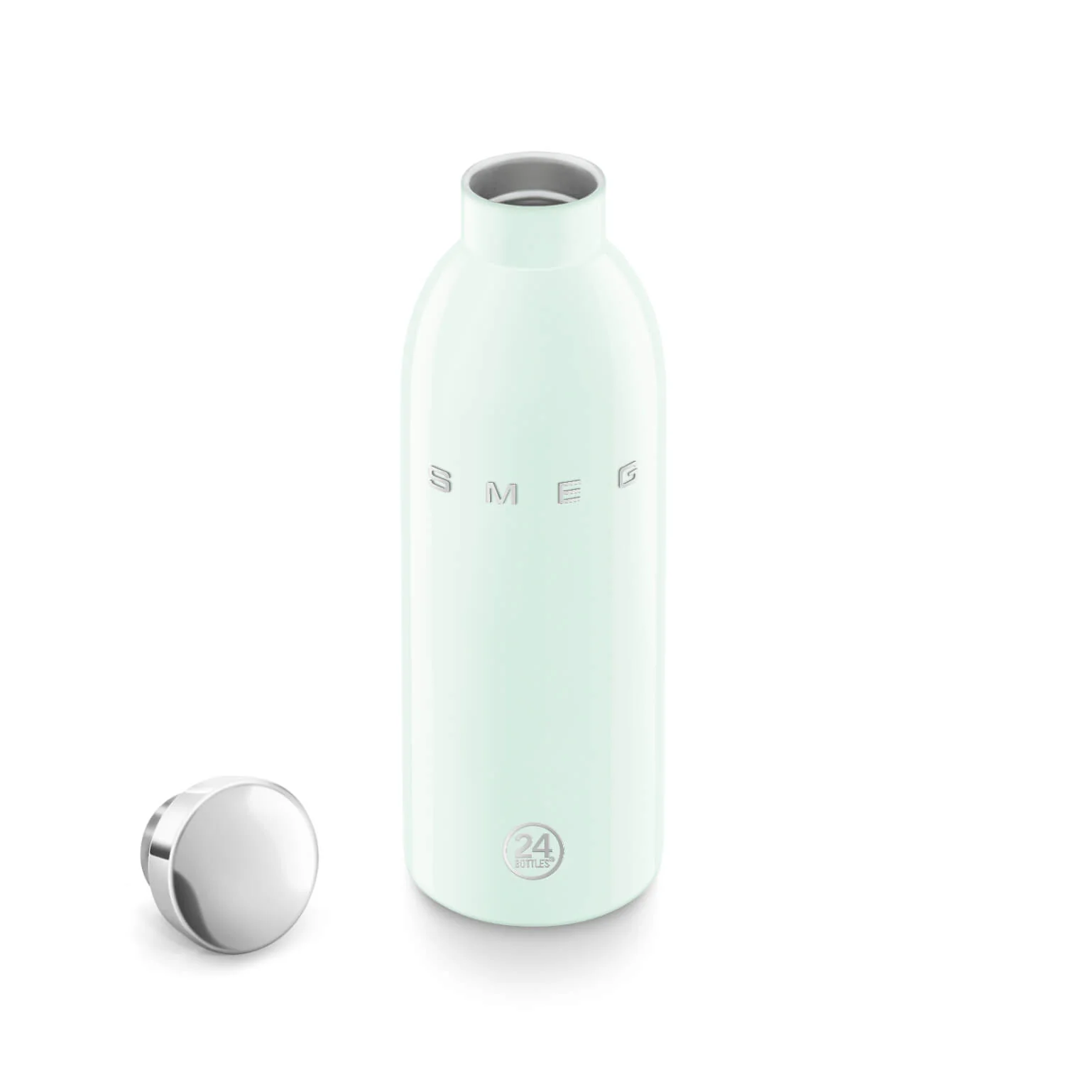 Smeg x 24Bottles® 50's Style Reusable 500ml Clima Bottle - Pastel Green - Image 6