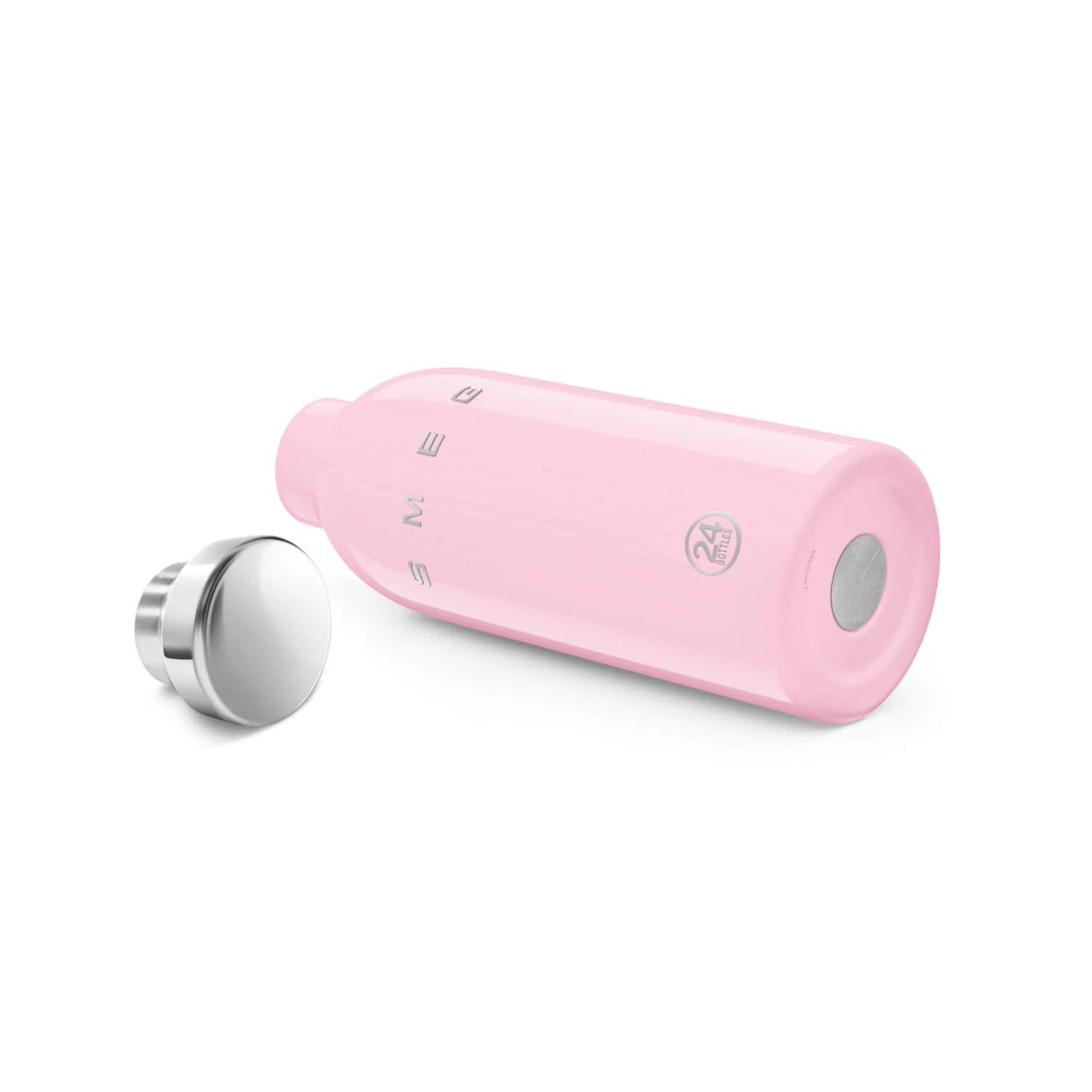 Smeg x 24Bottles® 50's Style Reusable 500ml Clima Bottle - Pink - Image 5