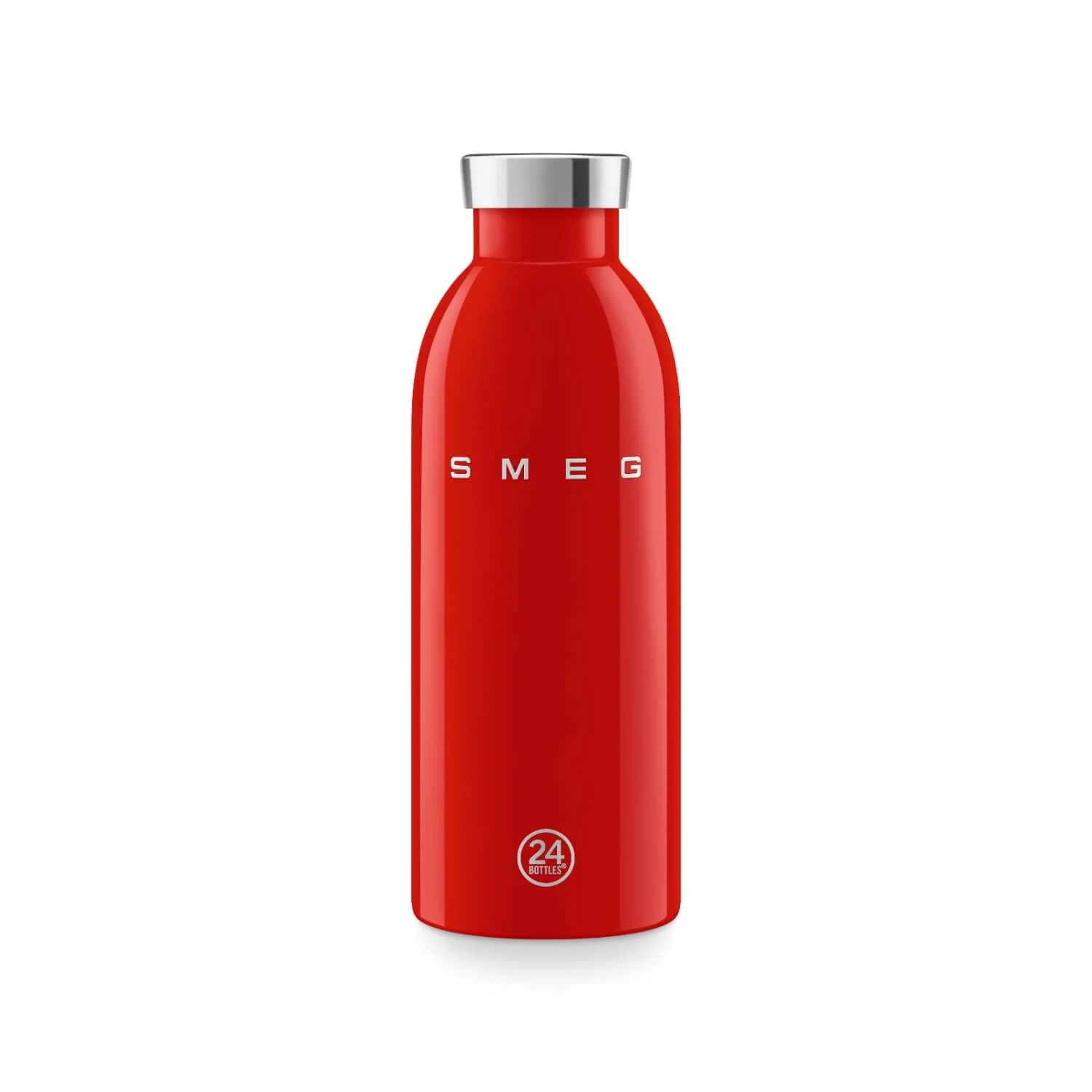 Smeg x 24Bottles® 50's Style Reusable 500ml Clima Bottle - Red