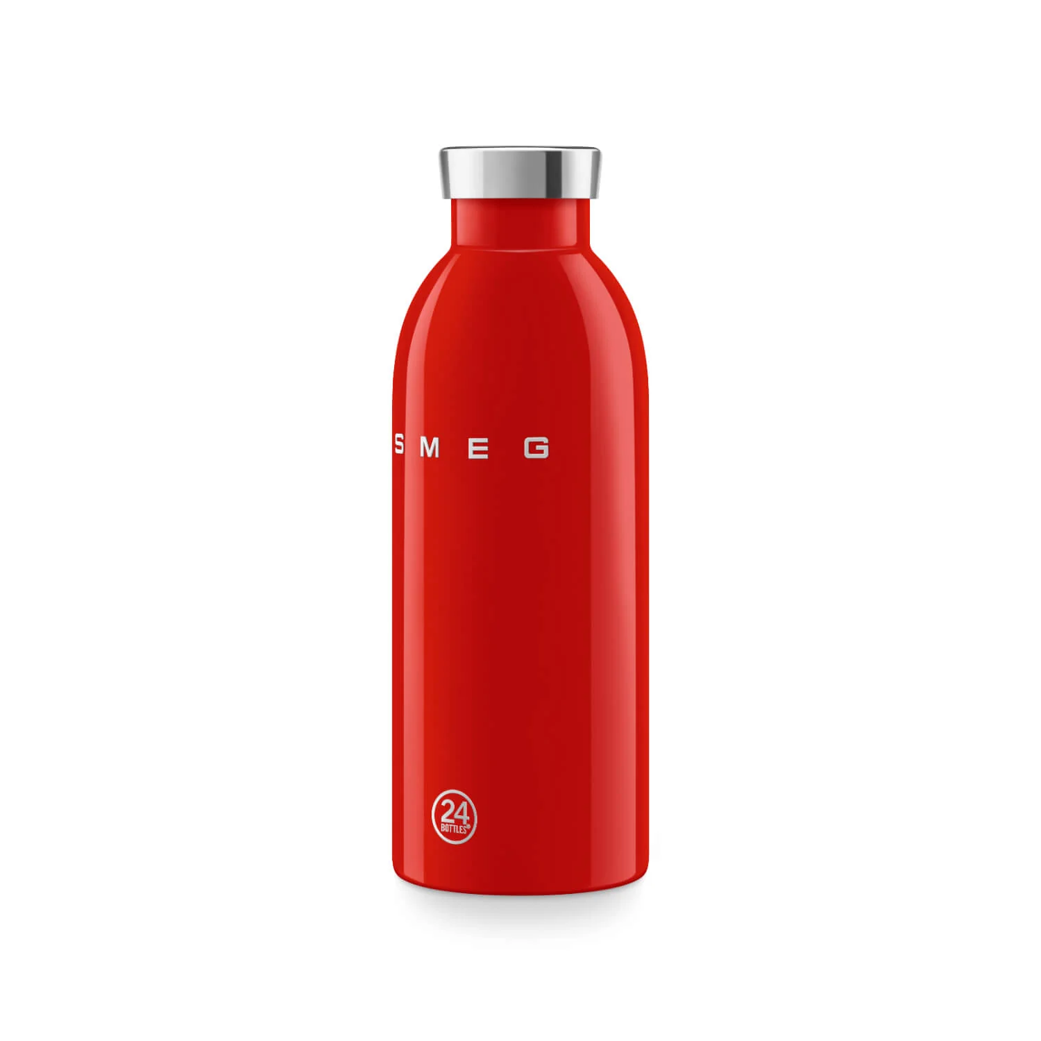 Smeg x 24Bottles® 50's Style Reusable 500ml Clima Bottle - Red - Image 4