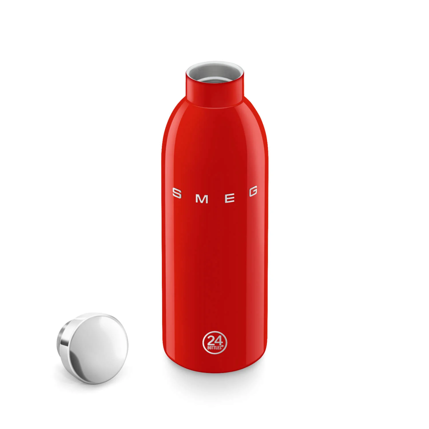 Smeg x 24Bottles® 50's Style Reusable 500ml Clima Bottle - Red - Image 5