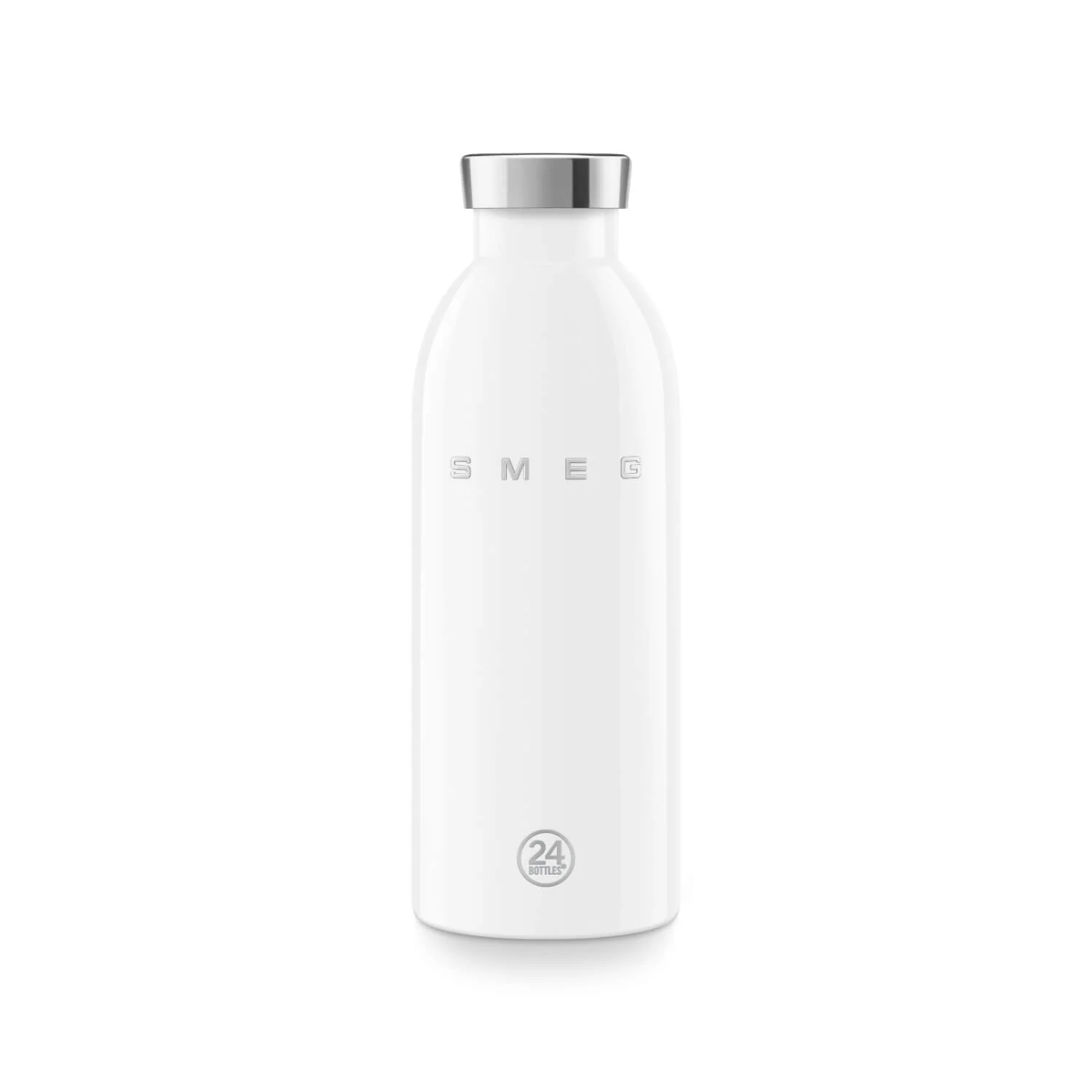 Smeg x 24Bottles® 50's Style Reusable 500ml Clima Bottle - White - Image 2