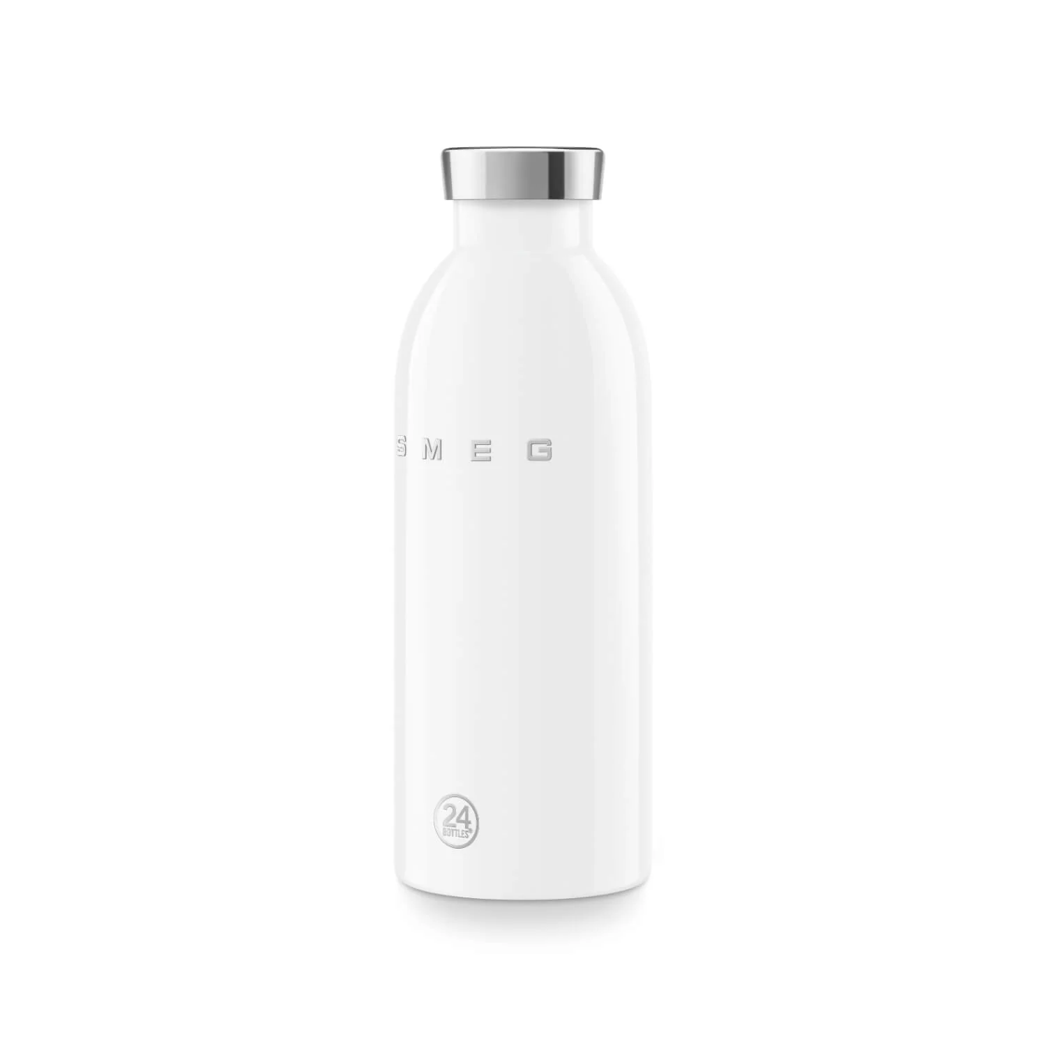 Smeg x 24Bottles® 50's Style Reusable 500ml Clima Bottle - White - Image 5
