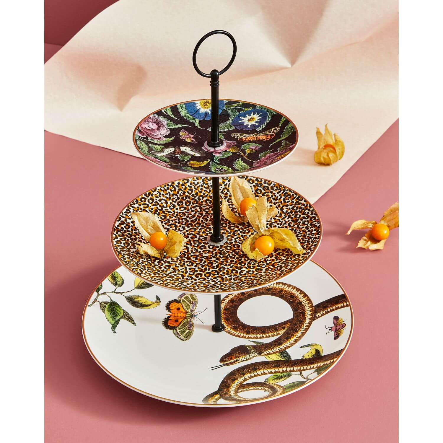 Spode Creatures of Curiosity Cake Stand -  3 Tier - Image 6