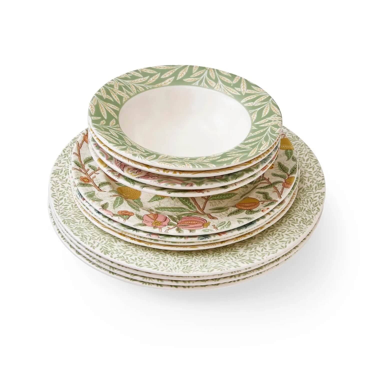 Spode Morris & Co 12-Piece Dinnerware Set - Image 4